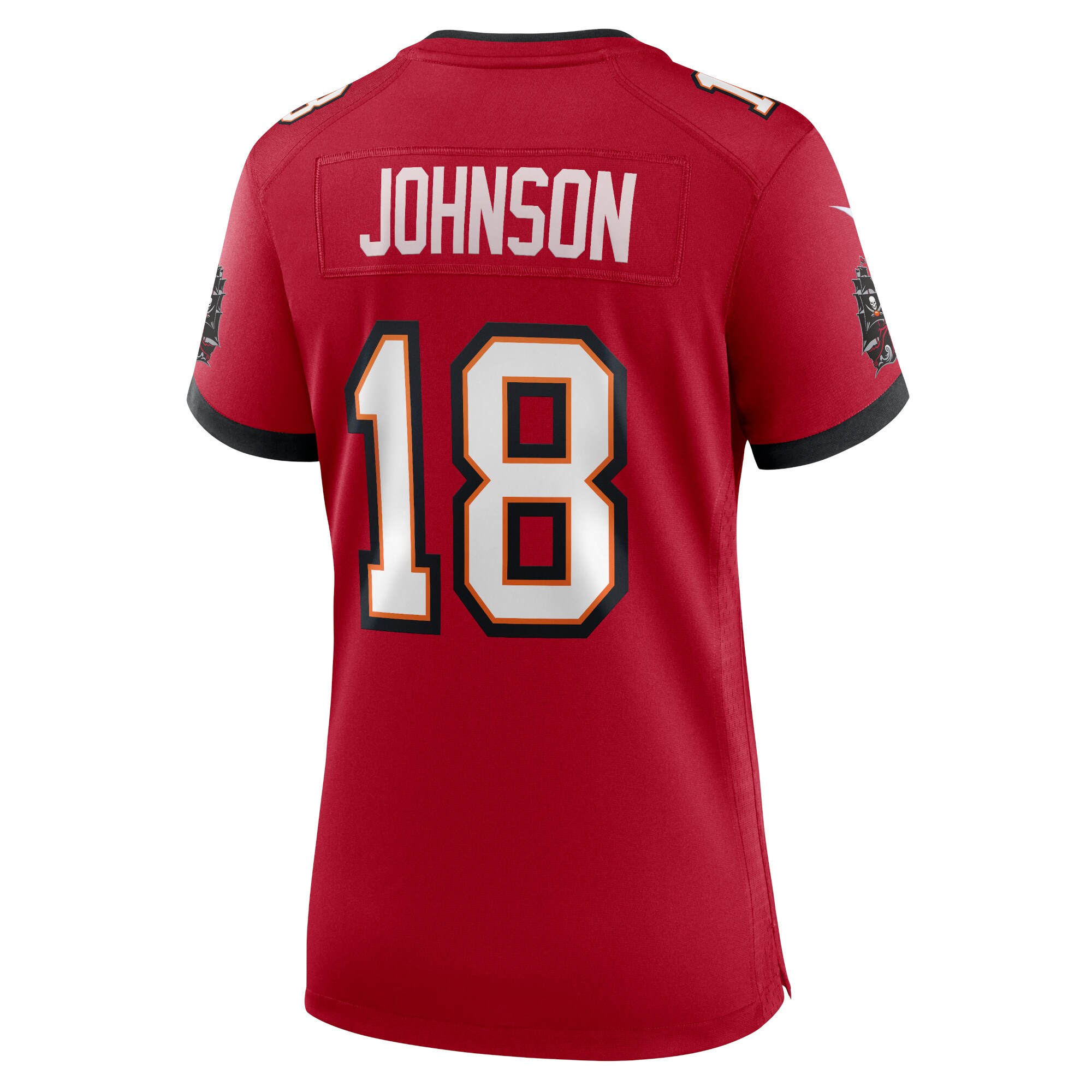 Tyler Johnson Tampa Bay Buccaneers  Women's Home Game Player Jersey - Red