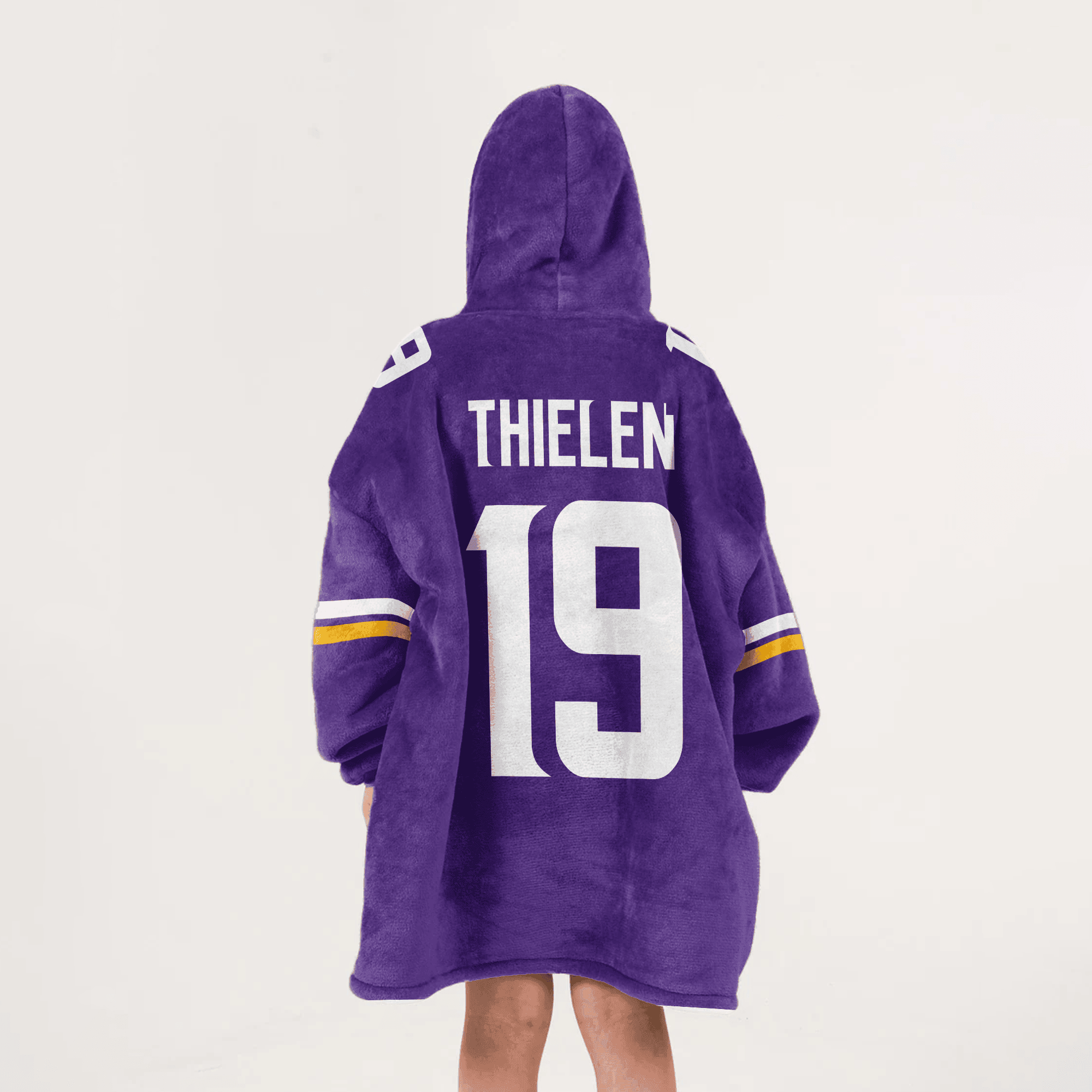 Kid 19 Minnesota Football Unisex Blanket Hoodie