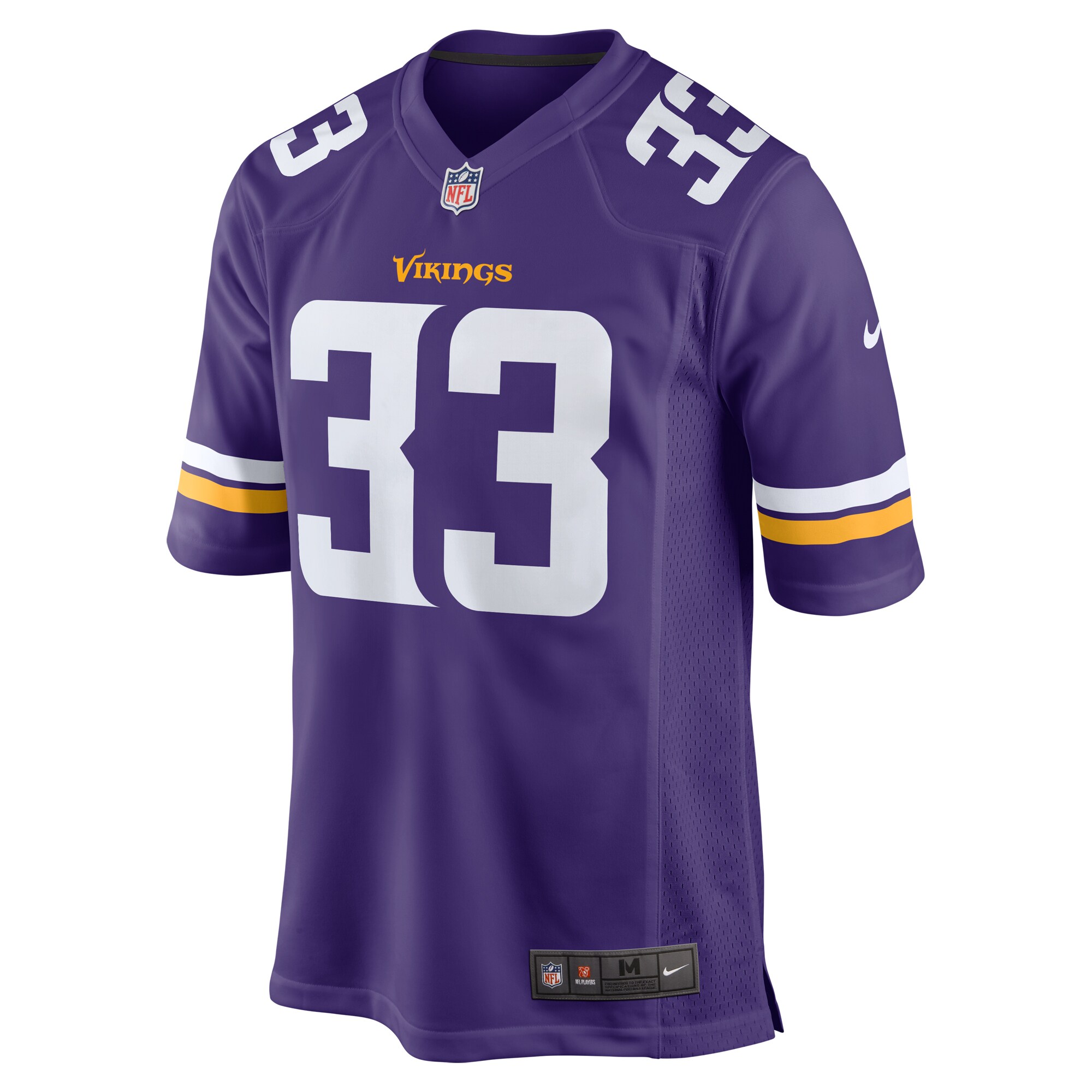 Aaron Jones Minnesota Vikings Game Player Jersey - Purple
