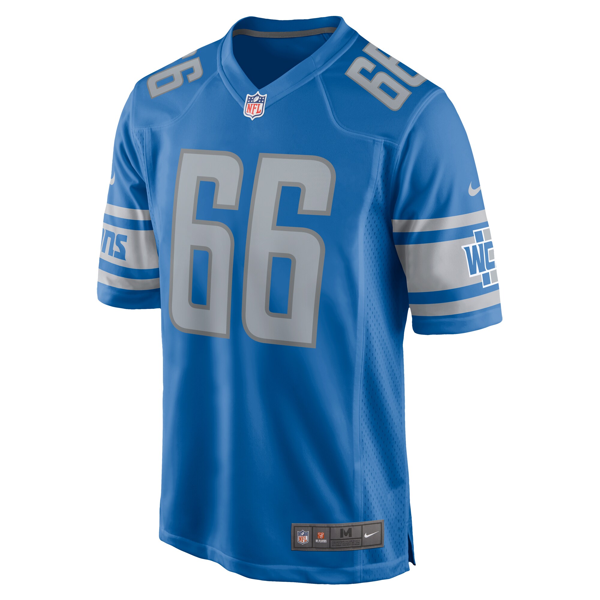 Ross Pierschbacher Detroit Lions  Home Game Player Jersey - Blue