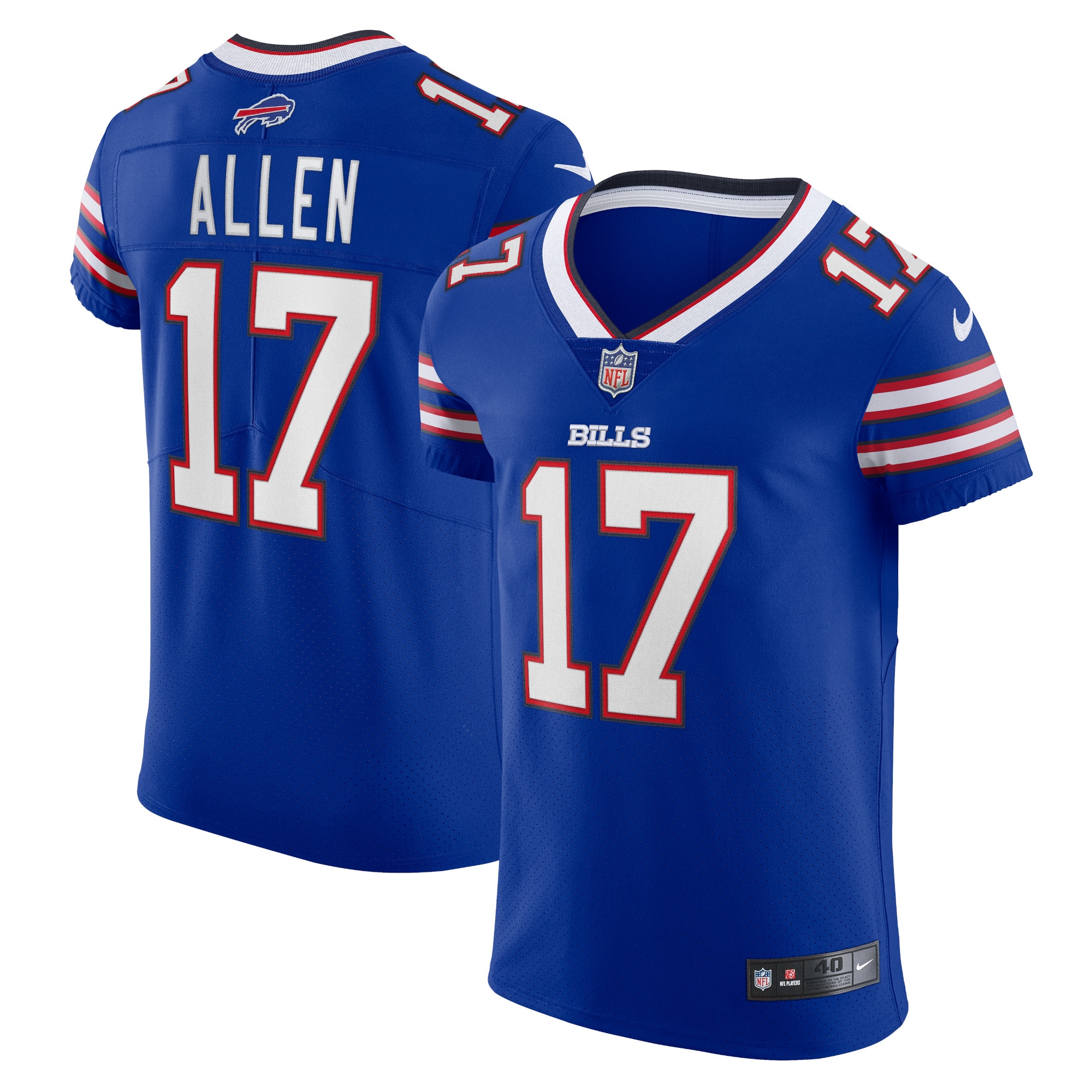 Josh Allen #17 Buffalo Bills Vapor Elite Player Jersey - Royal