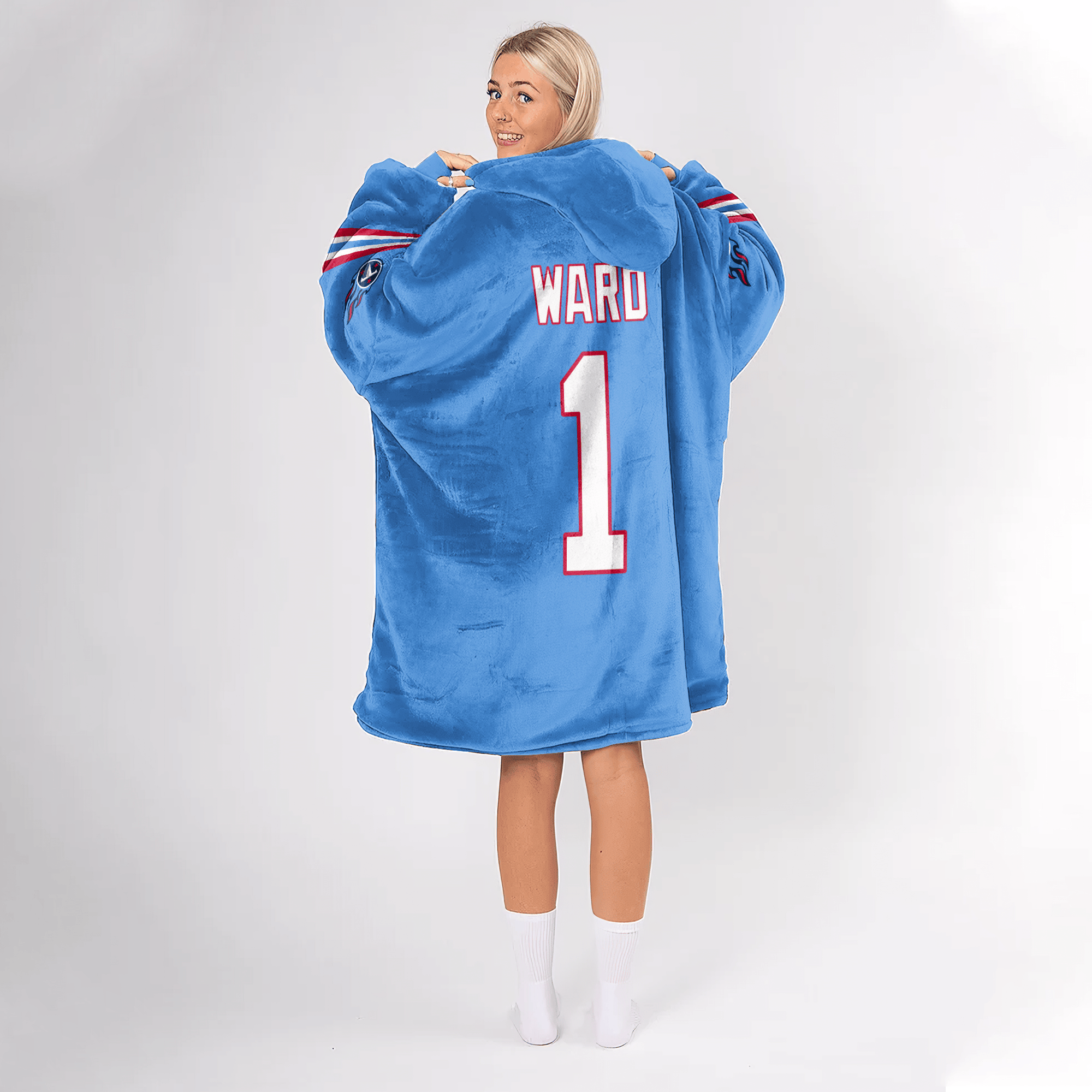 Adult C.W 1 Tennessee Football Unisex Blanket Hoodie