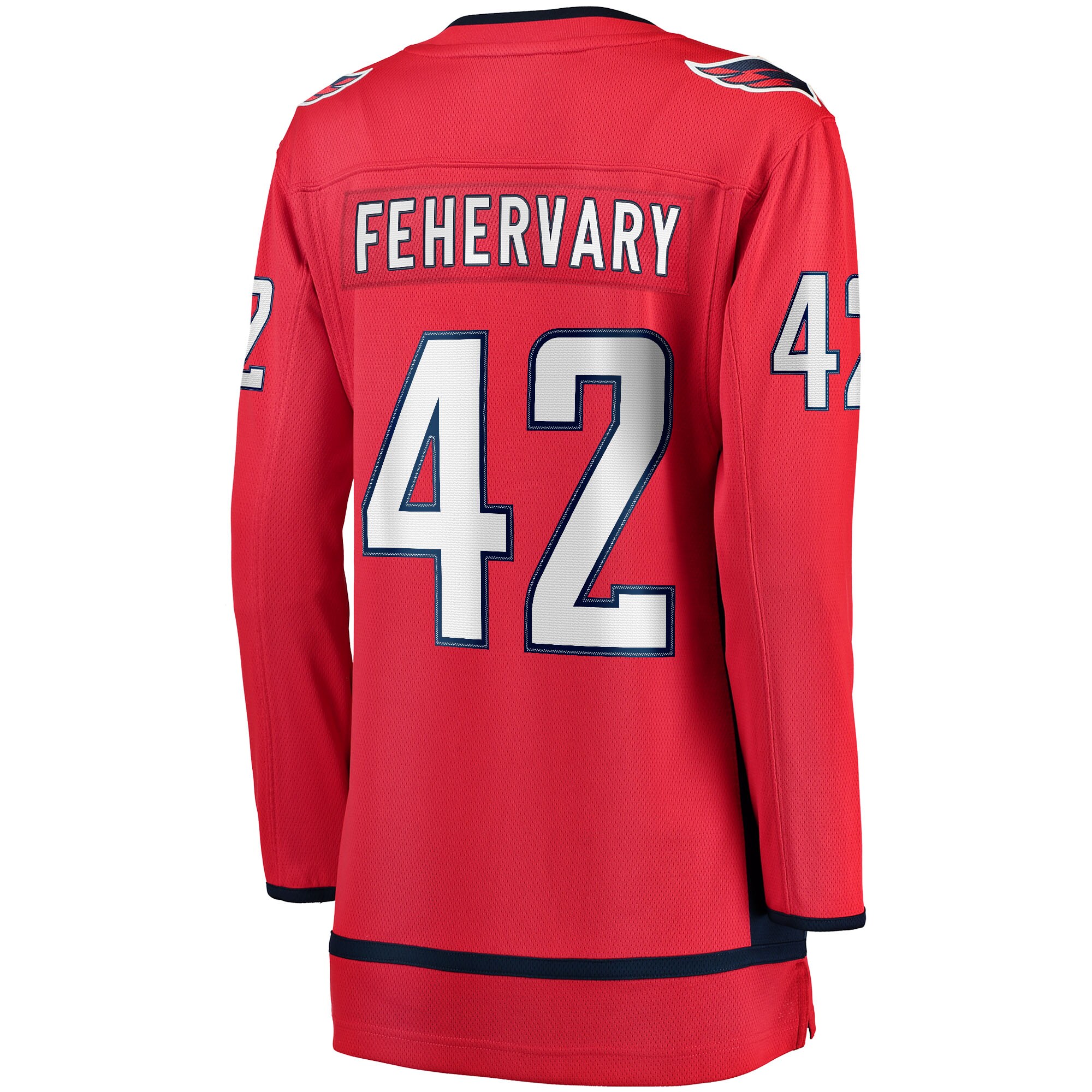 Martin Fehervary Washington Capitals Women's Home Breakaway Player Jersey - Red