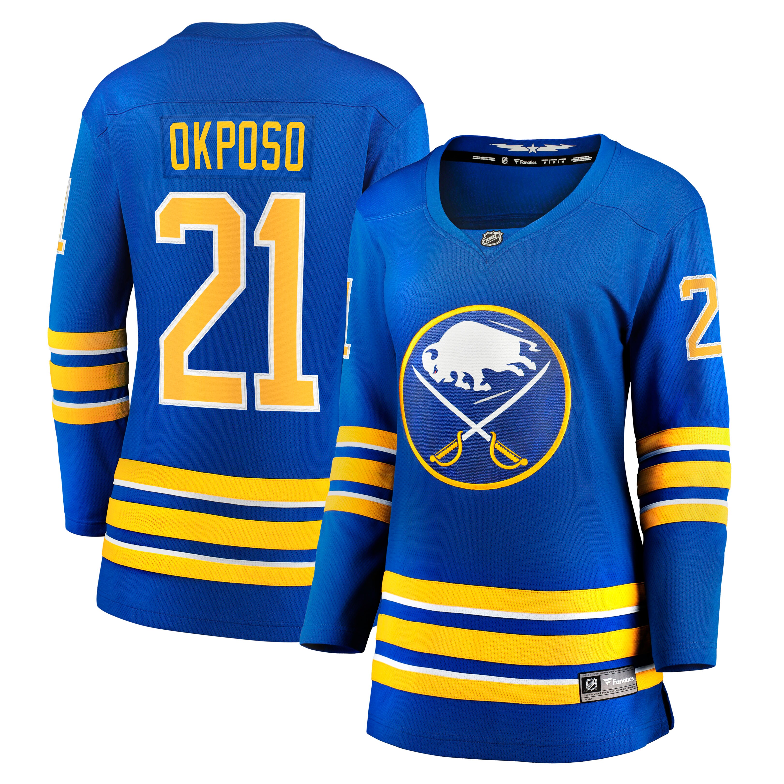 Kyle Okposo Buffalo Sabres Women's Home Breakaway Jersey - Royal
