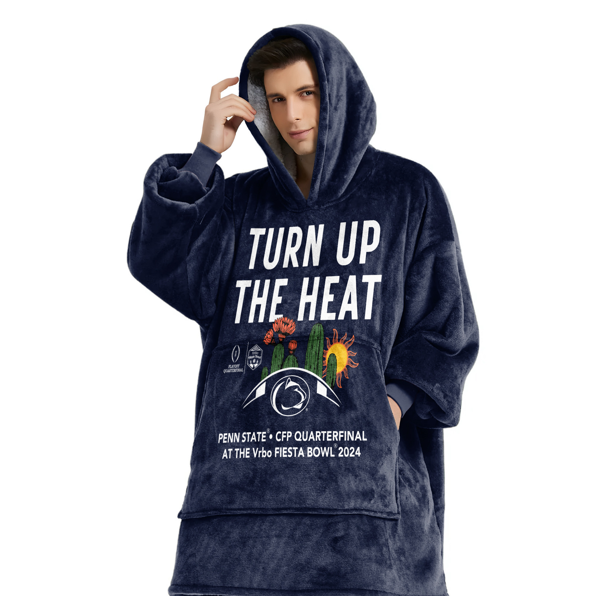 Adult Champions Penn State Football Unisex Blanket Hoodie