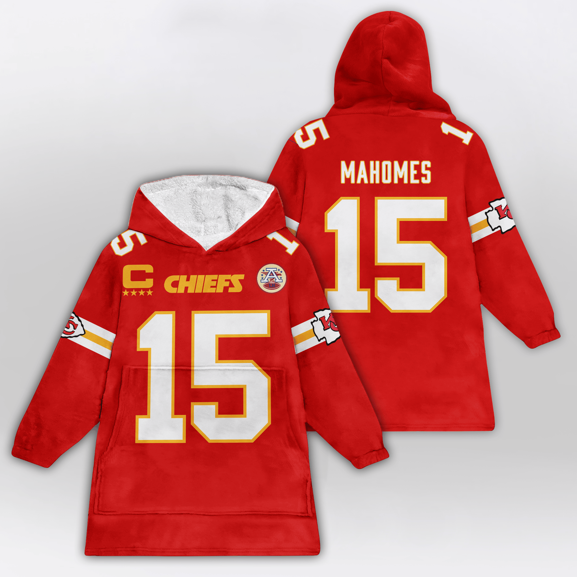 P.M 15 Kansas City Football Unisex Blanket Hoodie