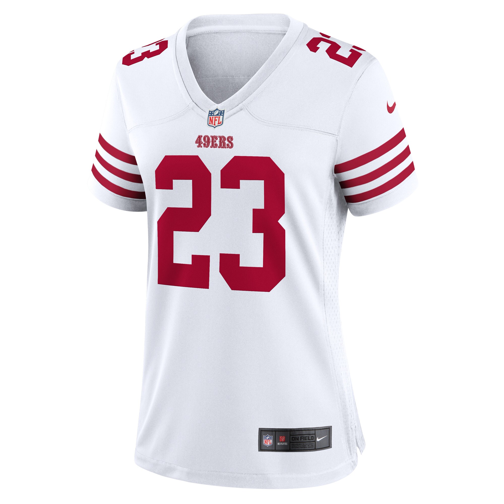 Christian McCaffrey San Francisco 49ers  Women's Game Player Jersey - White