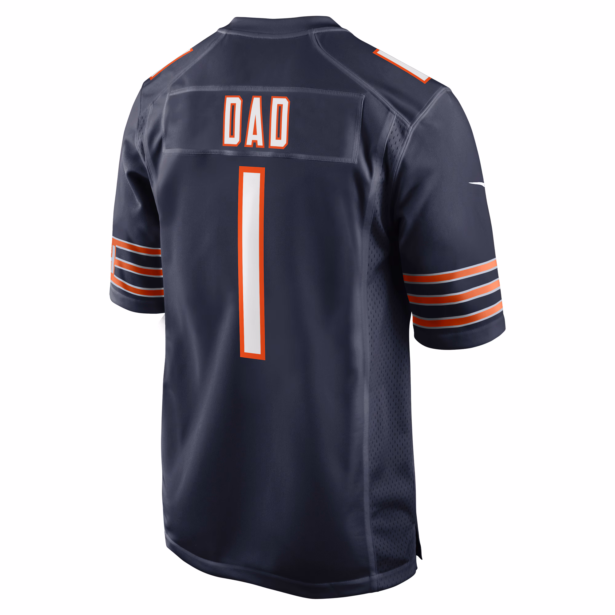 Number 1 Dad Chicago Bears Game Jersey - Navy