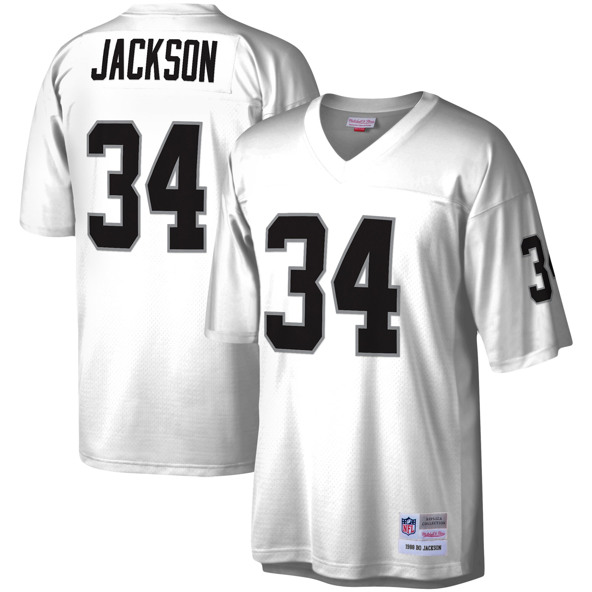 Bo Jackson Las Vegas Raiders  Legacy Replica Jersey - White