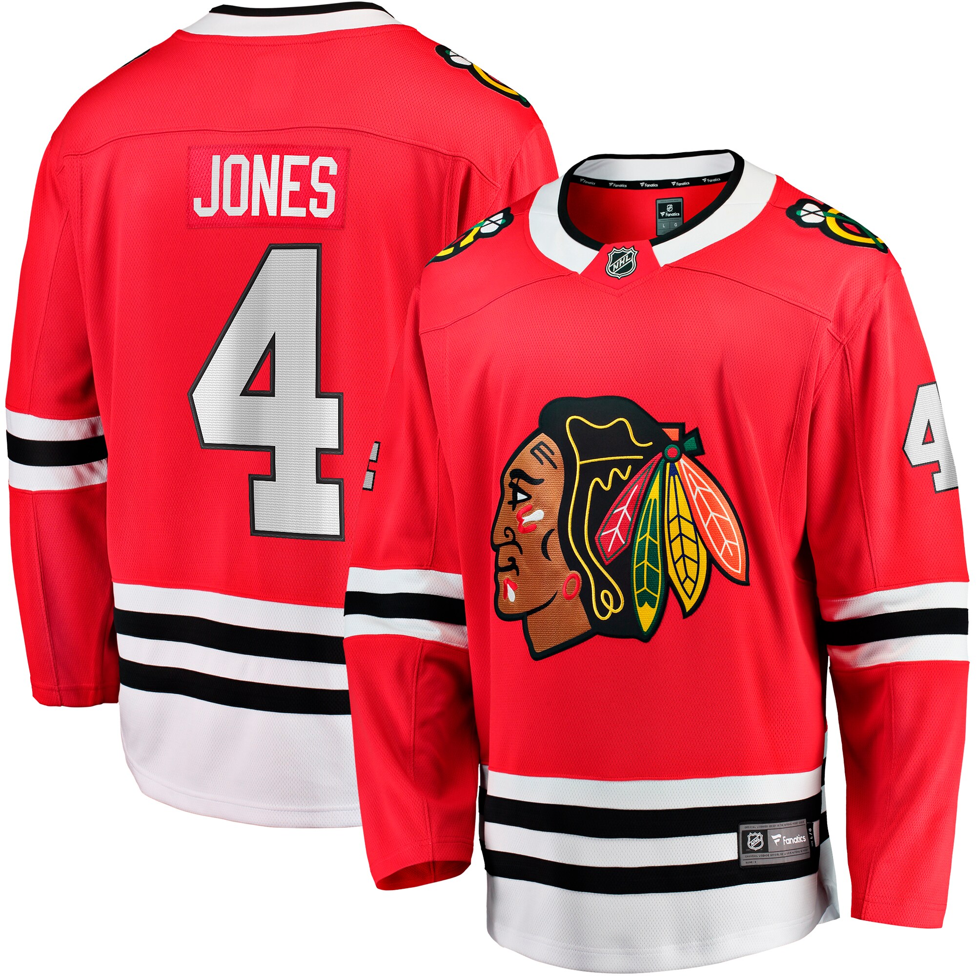 Seth Jones Chicago Blackhawks Home Breakaway Player Jersey - Red