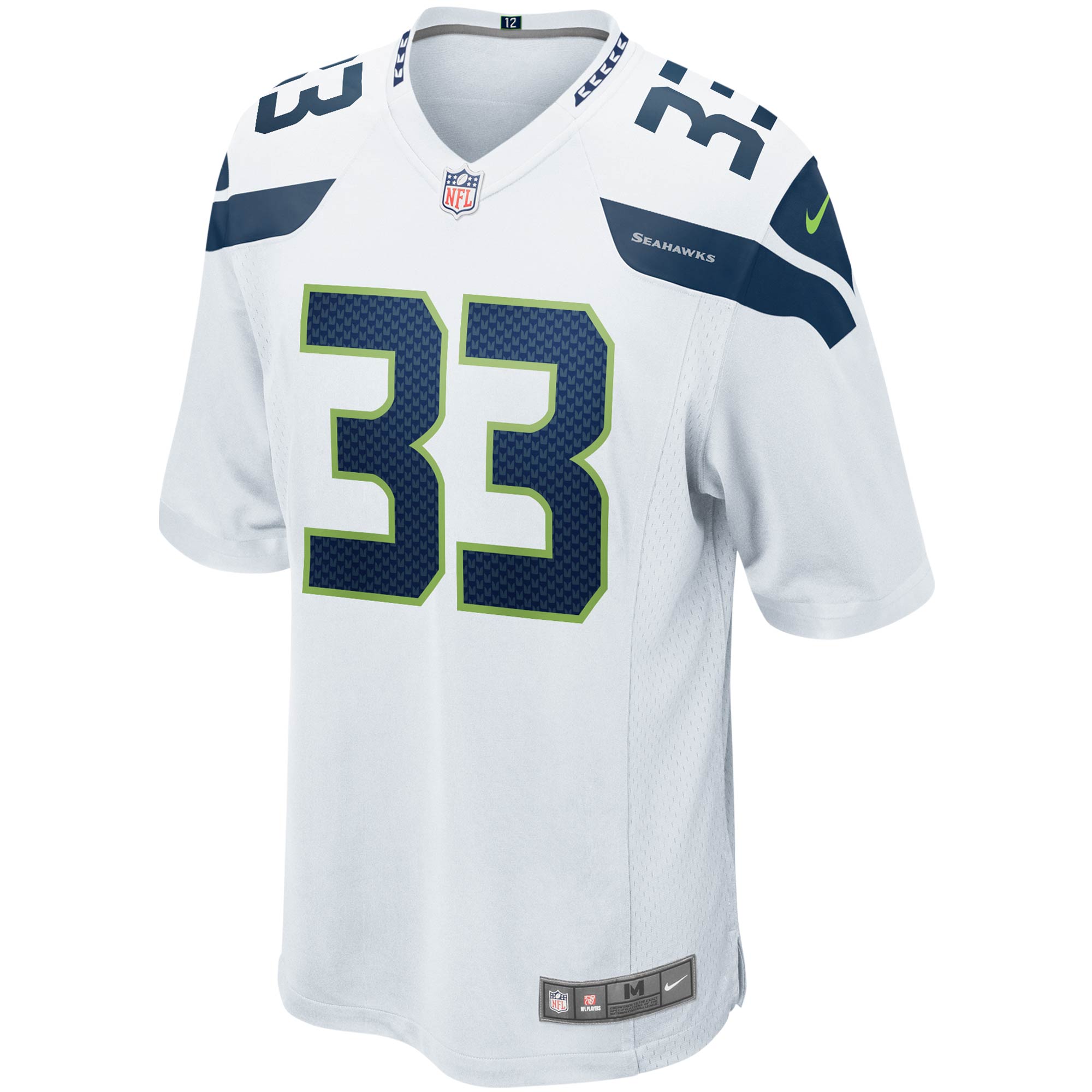 Jamal Adams Seattle Seahawks  Game Jersey - White