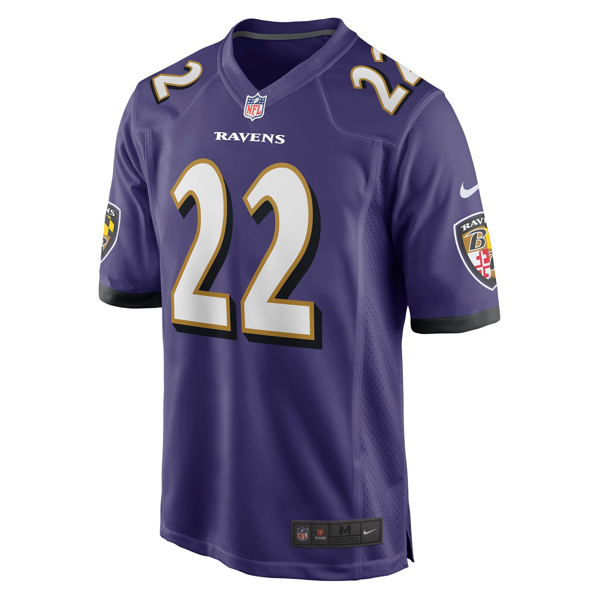 Damarion Williams Baltimore Ravens  Player Game Jersey - Purple