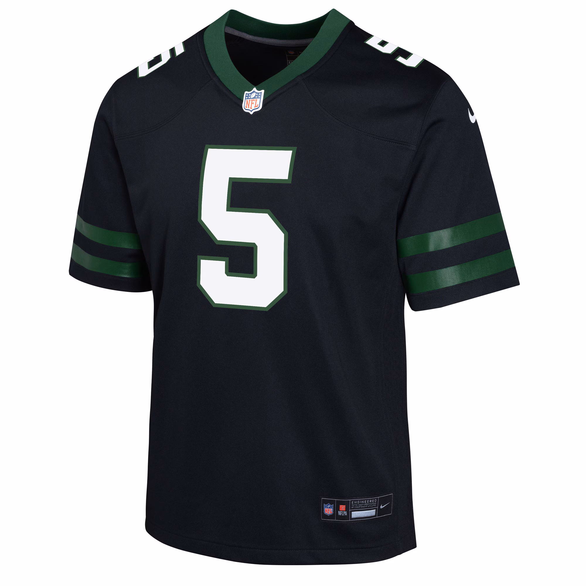 Garrett Wilson New York Jets Youth Game Jersey - Legacy White