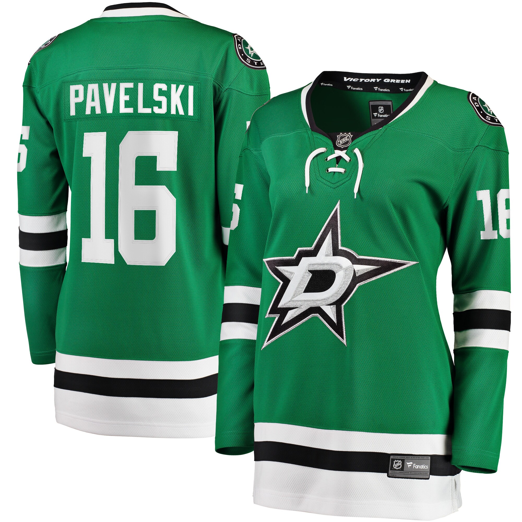 Joe Pavelski Dallas Stars Women's Breakaway Home Player Jersey - Kelly Green