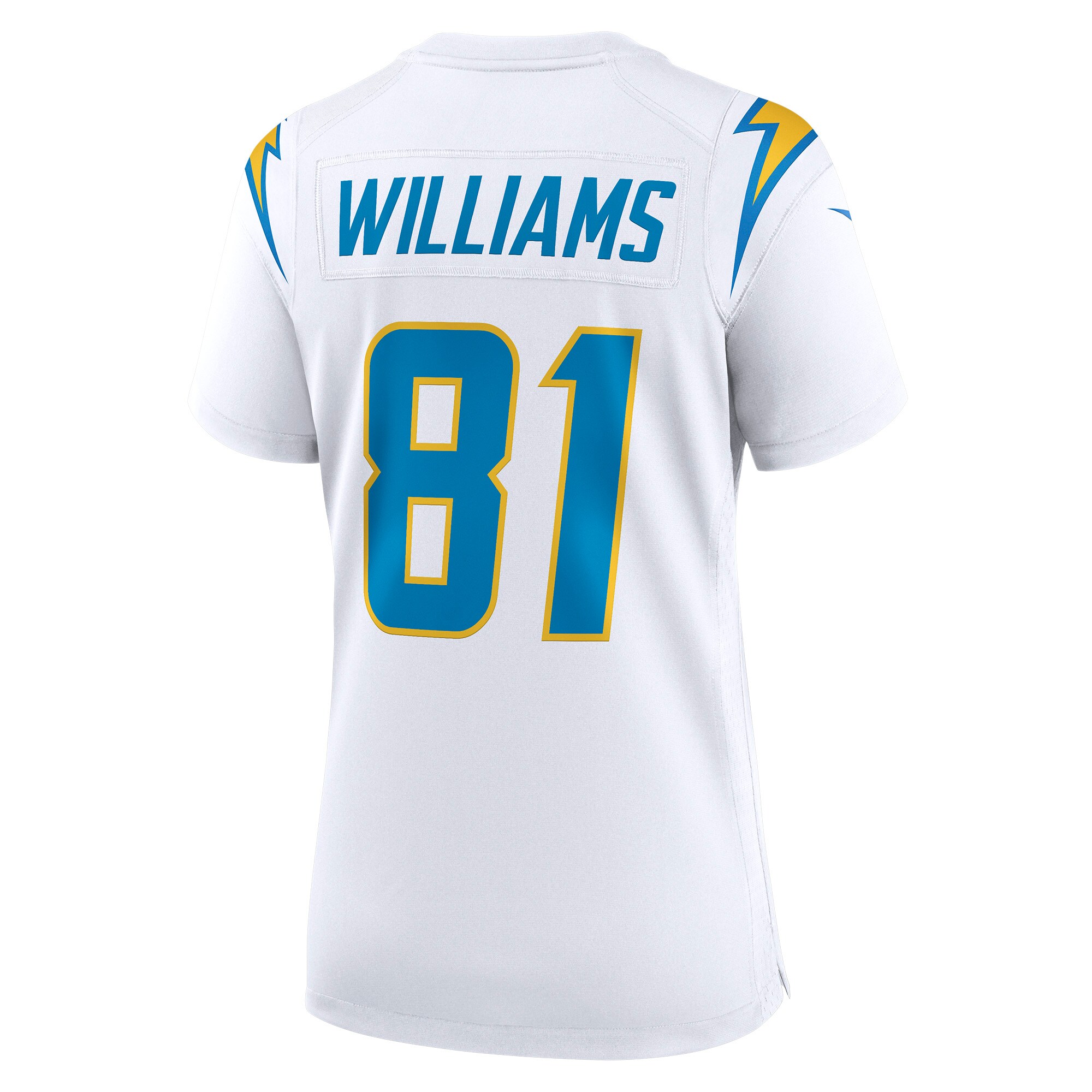 Mike Williams Los Angeles Chargers  Women's Game Jersey - White