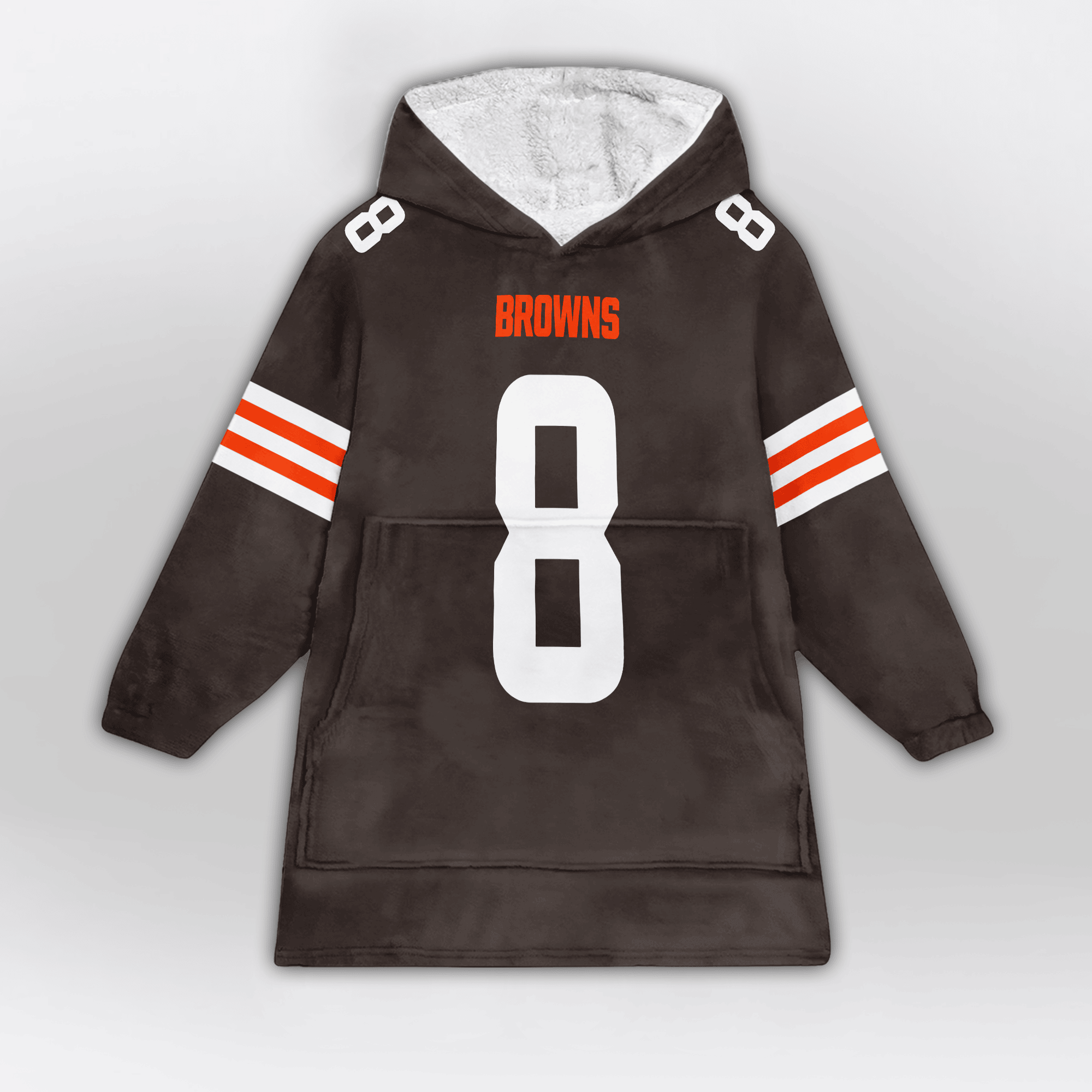 Adult D.G 8 Cleveland Football Unisex Blanket Hoodie