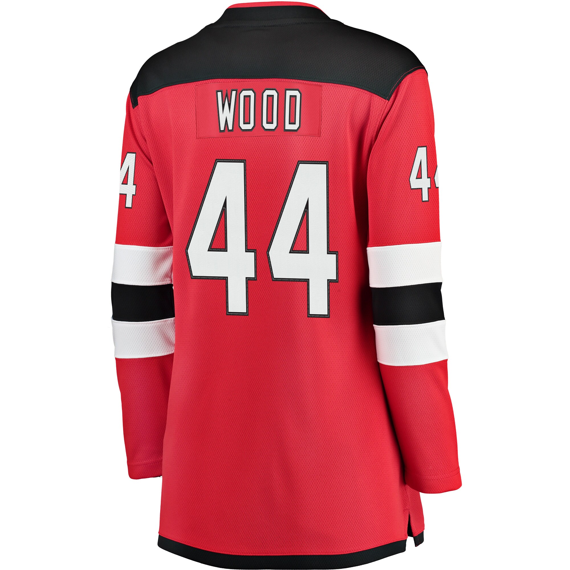 Miles Wood New Jersey Devils Women's Breakaway Jersey - Red