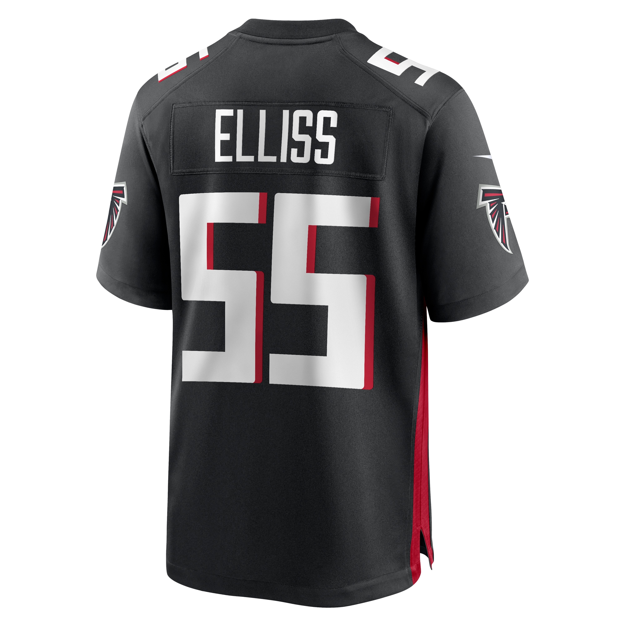 Kaden Elliss Atlanta Falcons Game Player Jersey - Black