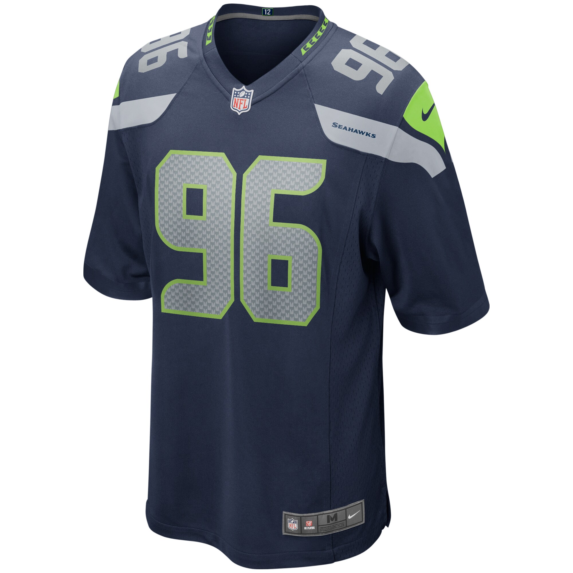 Cortez Kennedy Seattle Seahawks Throwback Retired Player Game Jersey - Royal
