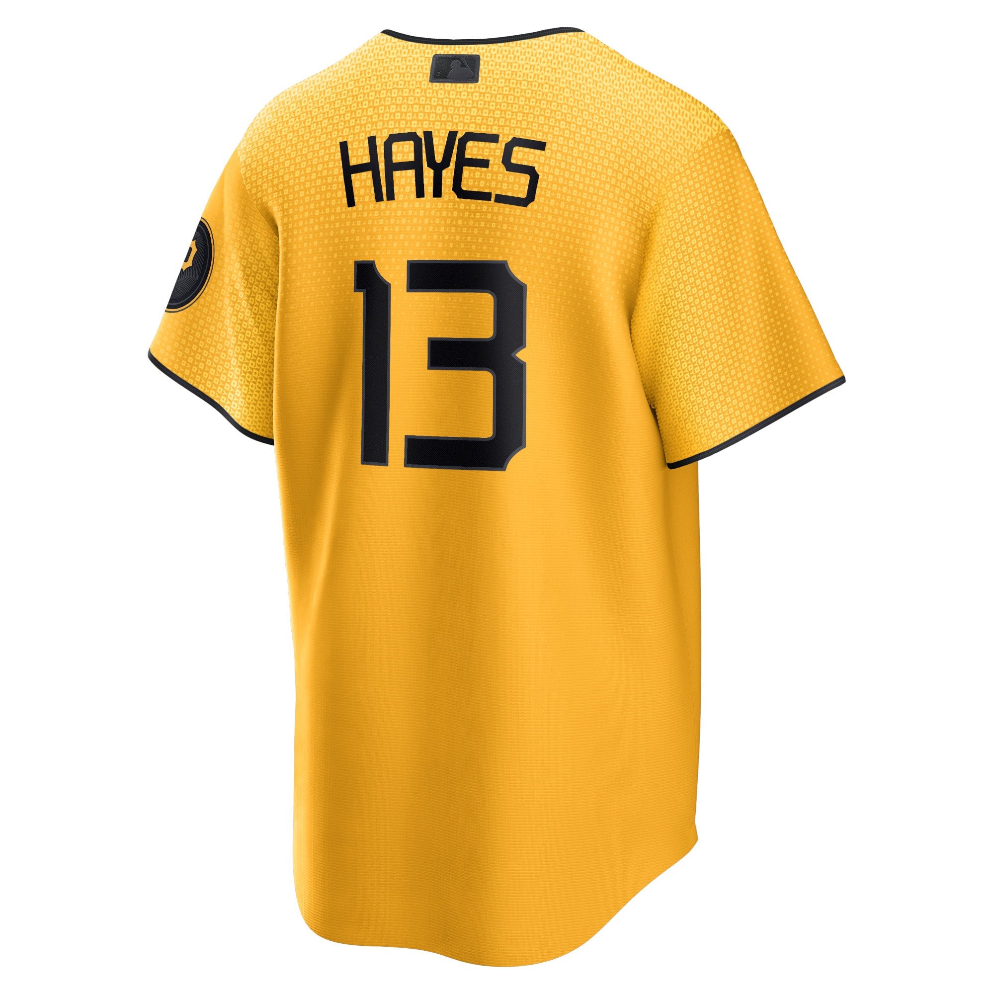 Men's Pittsburgh Pirates Ke'Bryan Hayes  Gold City Connect Replica Player Jersey