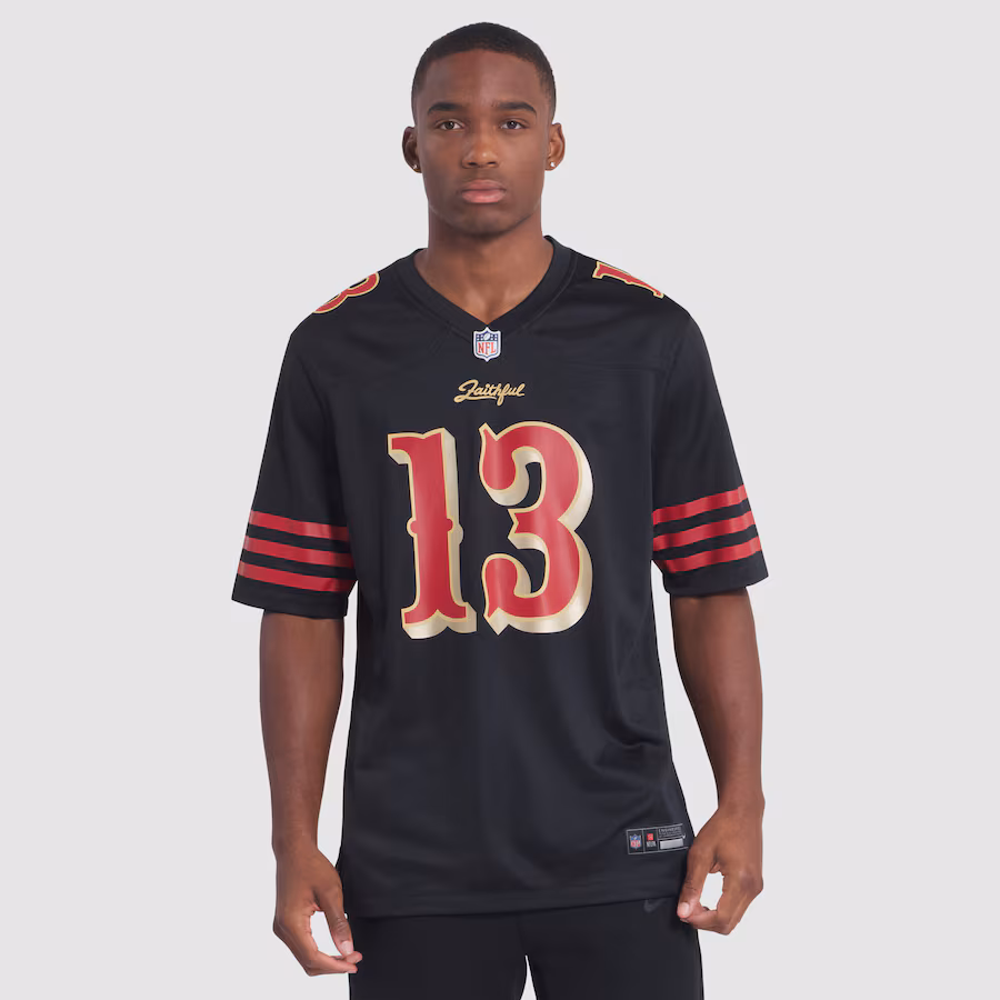 Brock Purdy #13 San Francisco 49ers 2025 Rivalries Collection Game Jersey - Black
