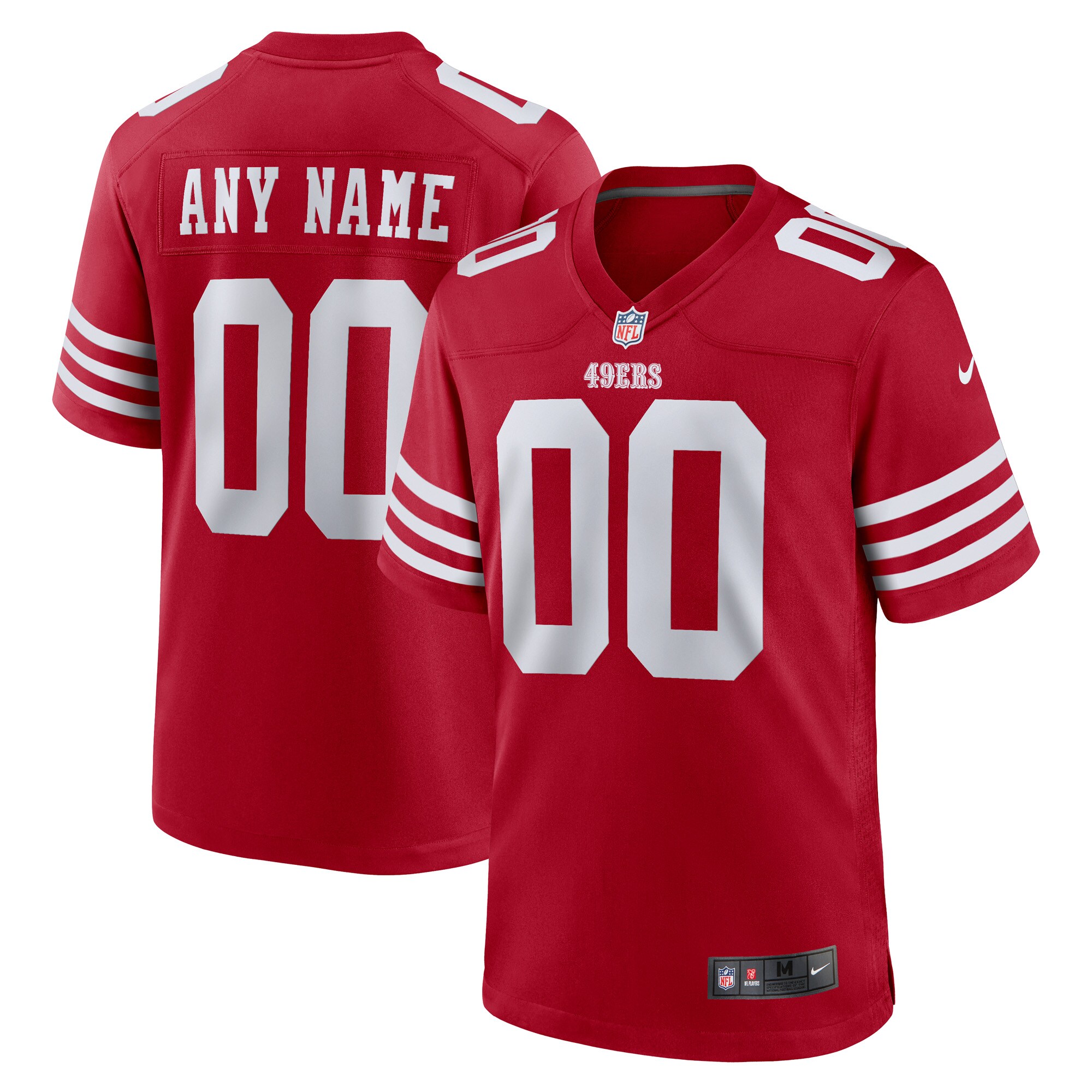 San Francisco 49ers  Custom Jersey - Scarlet