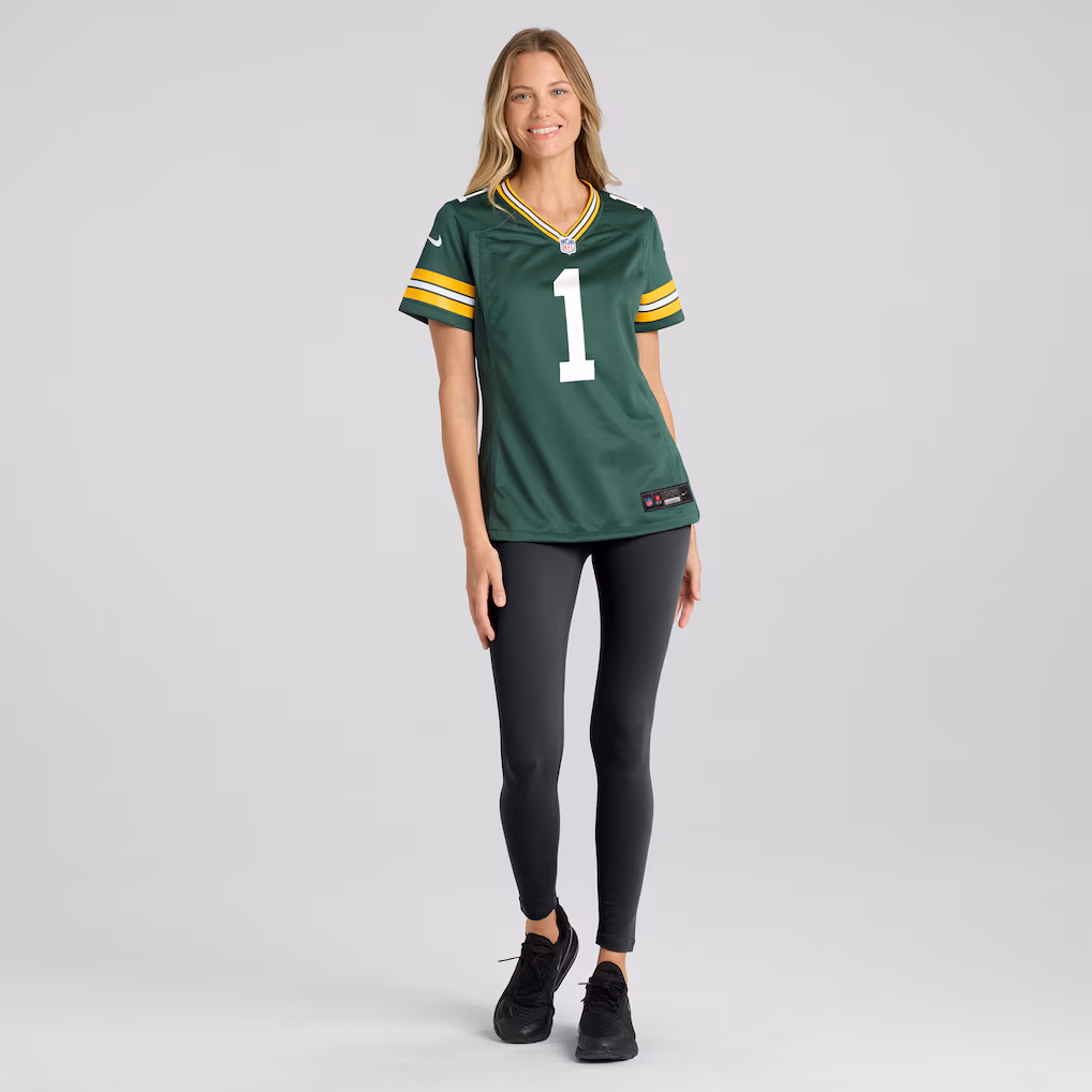 Womens Micah Parsons #1 Green Bay Packers Classic Game Jersey-Green