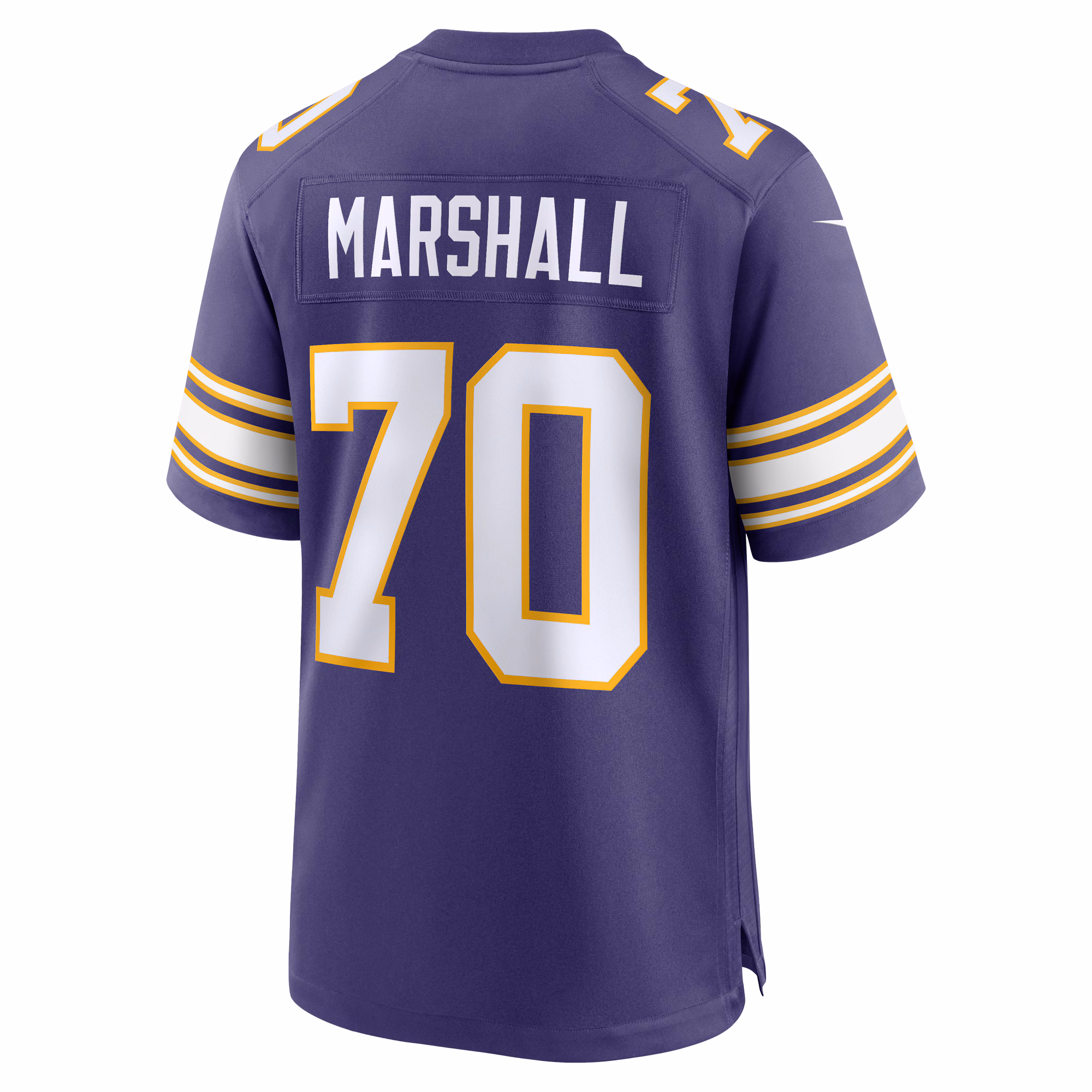Jim Marshall Minnesota Vikings Classic Retired Player Jersey - Purple