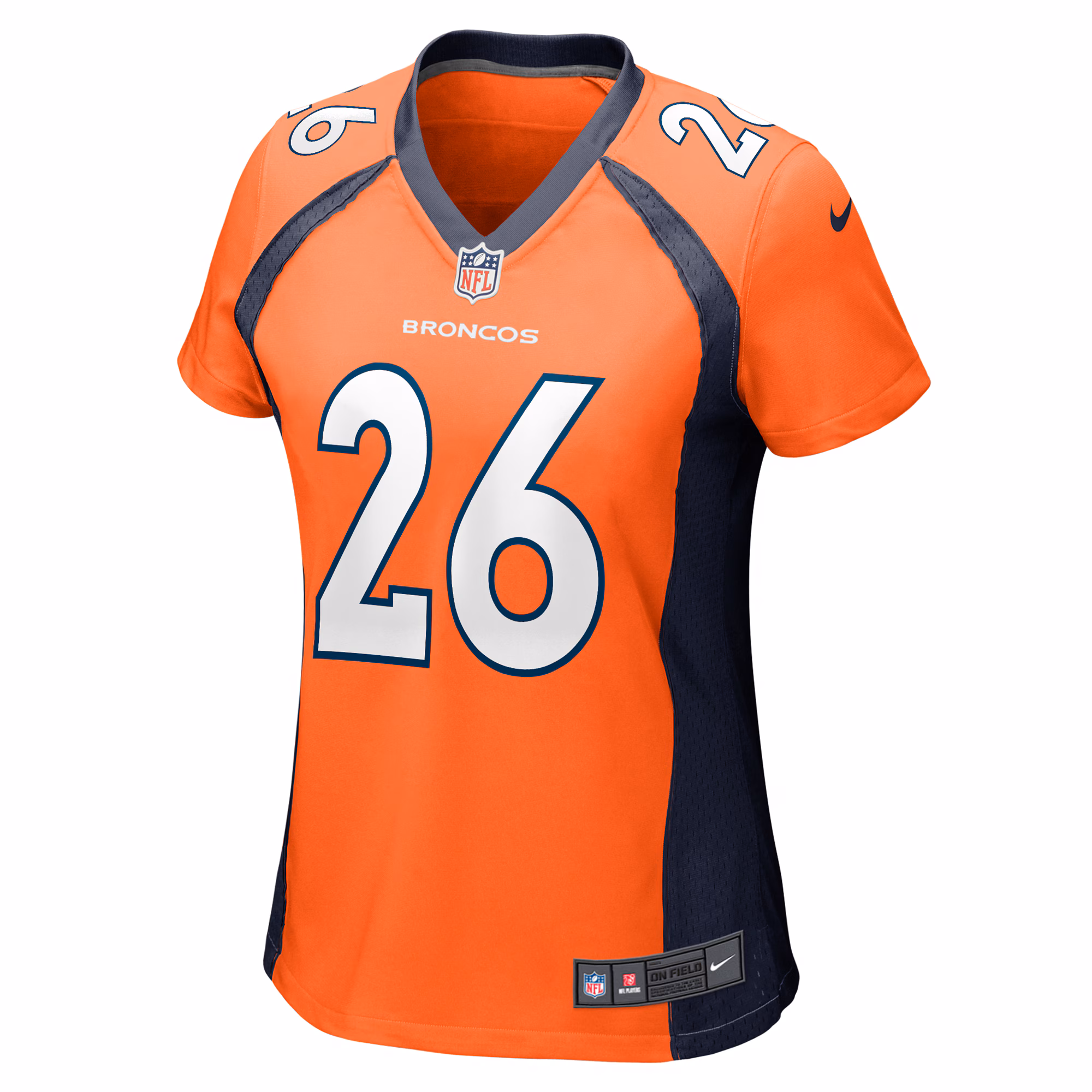 Devon Key Denver Broncos Women's Team Game Jersey -  Orange