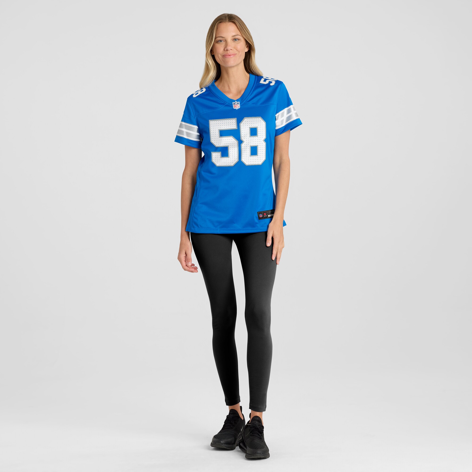 Penei Sewell Detroit Lions Women's 2nd Alternate Game Jersey - Black