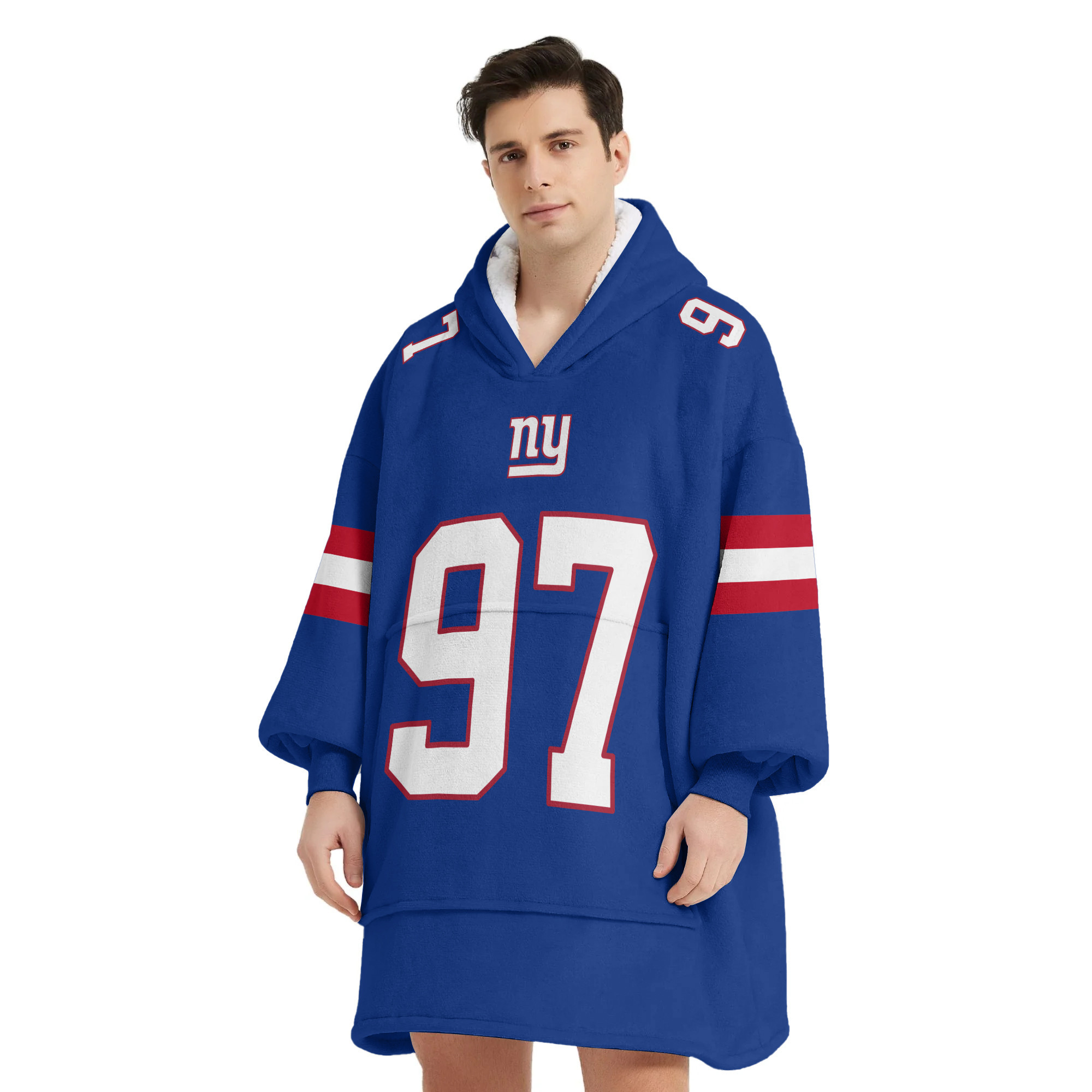 Adult 97 New York G Football Unisex Blanket Hoodie