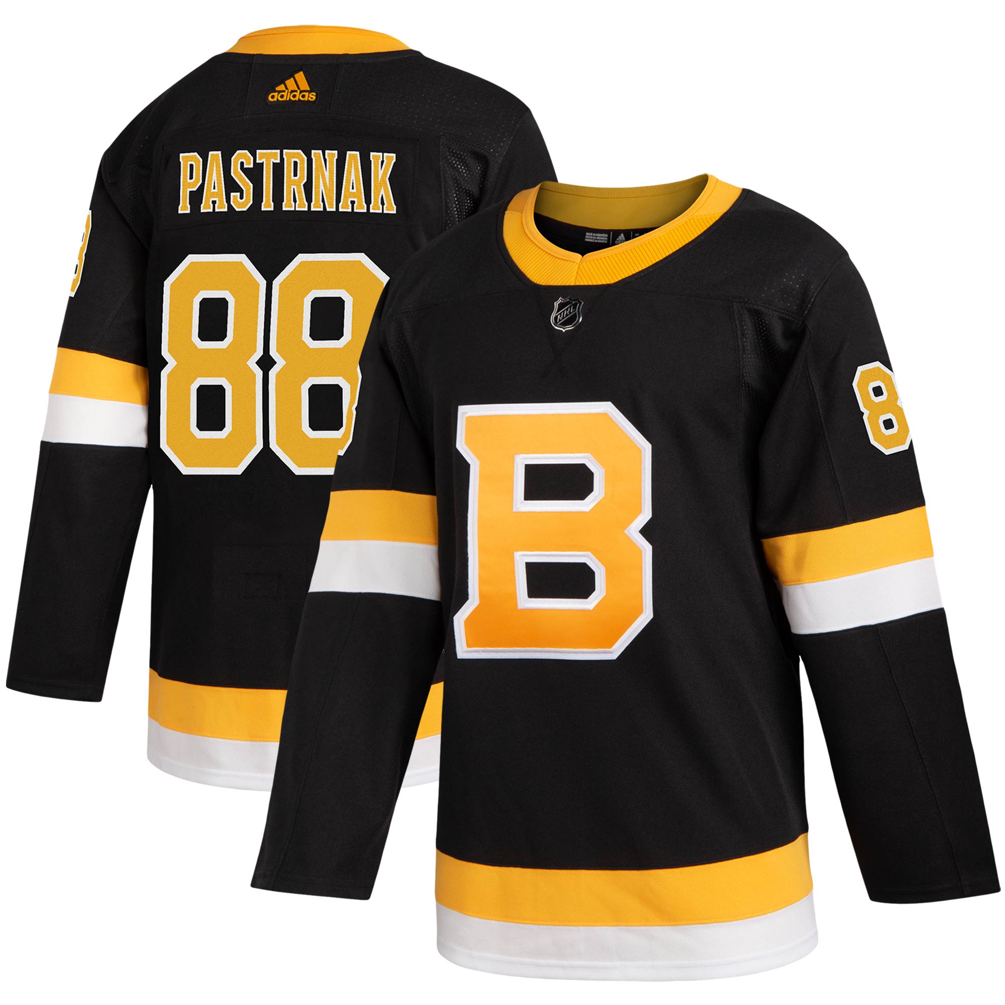 David Pastrnak Boston Bruins  Alternate Authentic Player Jersey - Black