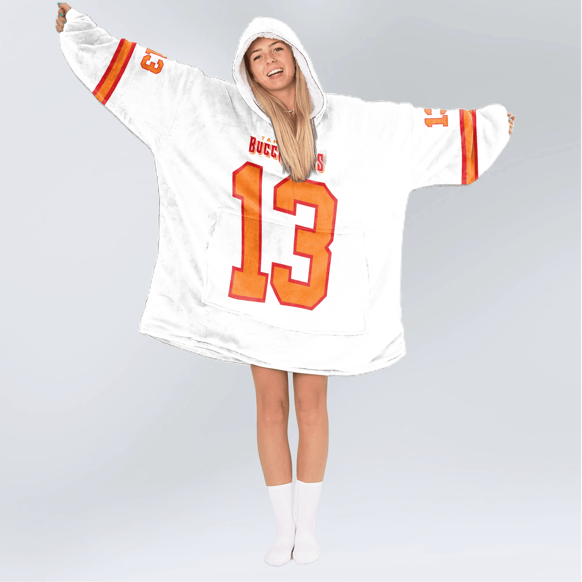 Adult M.E 13 Tampa Bay Football Unisex Blanket Hoodie