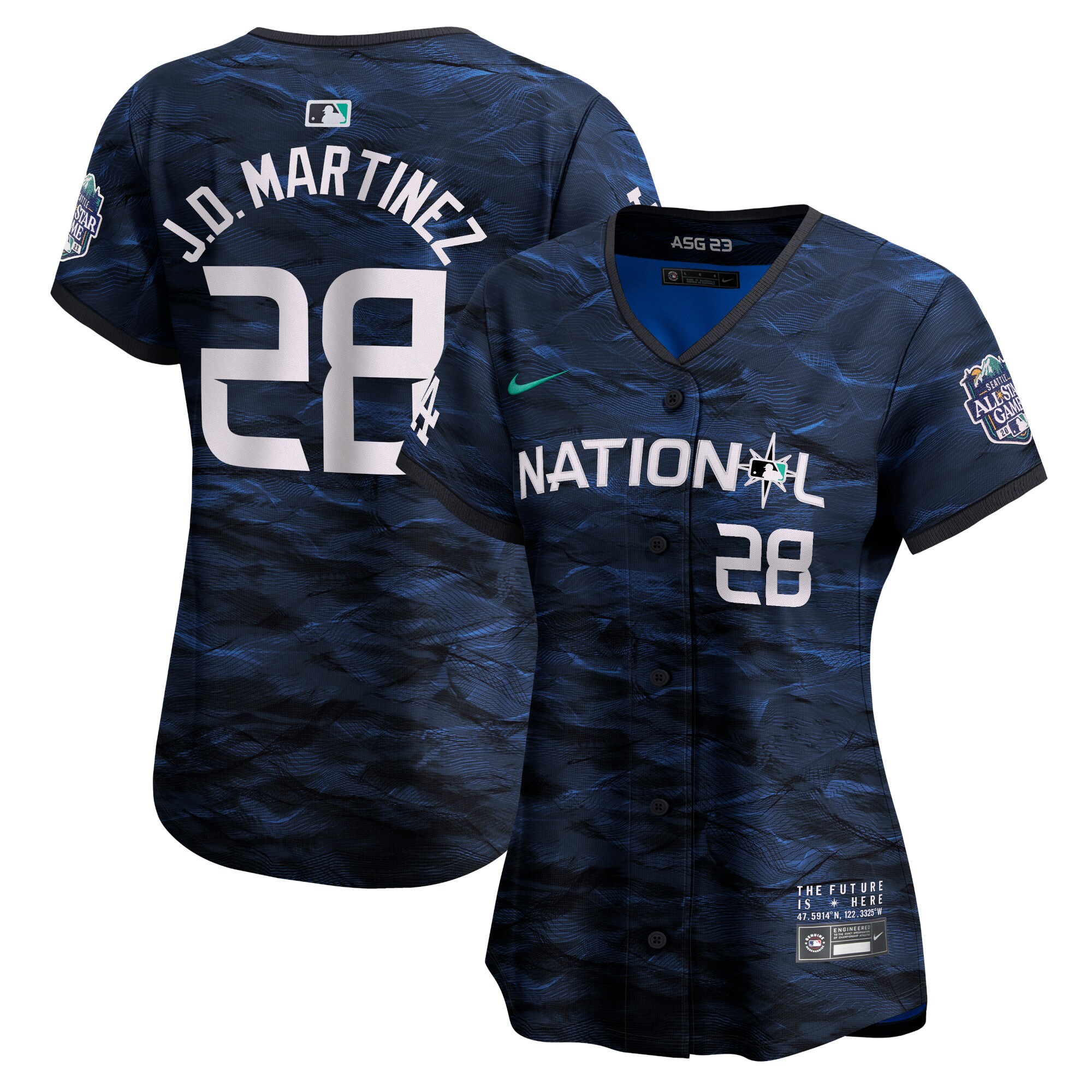 J.D. Martinez National League  Women's 2023 MLB All-Star Game Limited Player Jersey - Royal