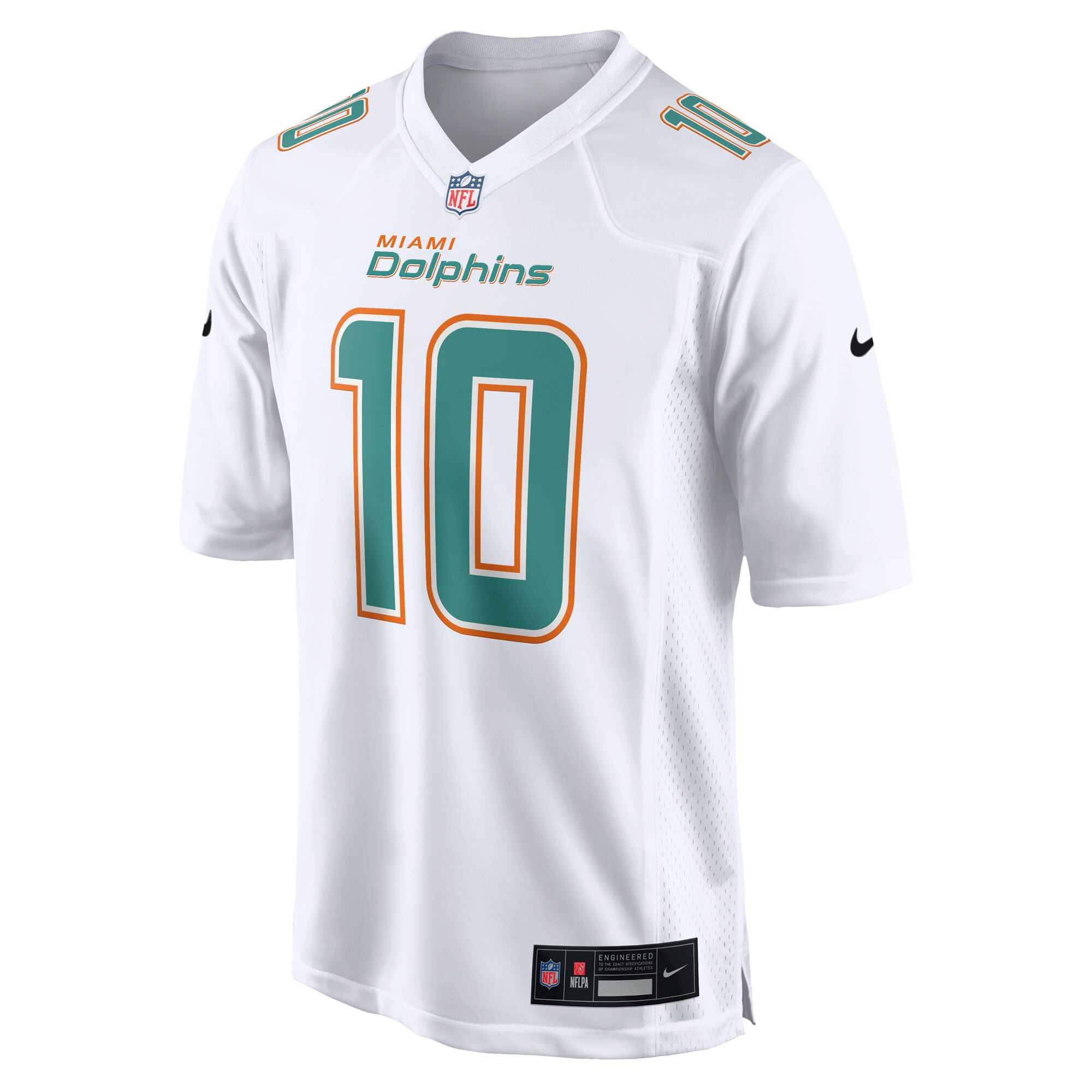 Tyreek Hill Miami Dolphins Fashion Game Jersey - White