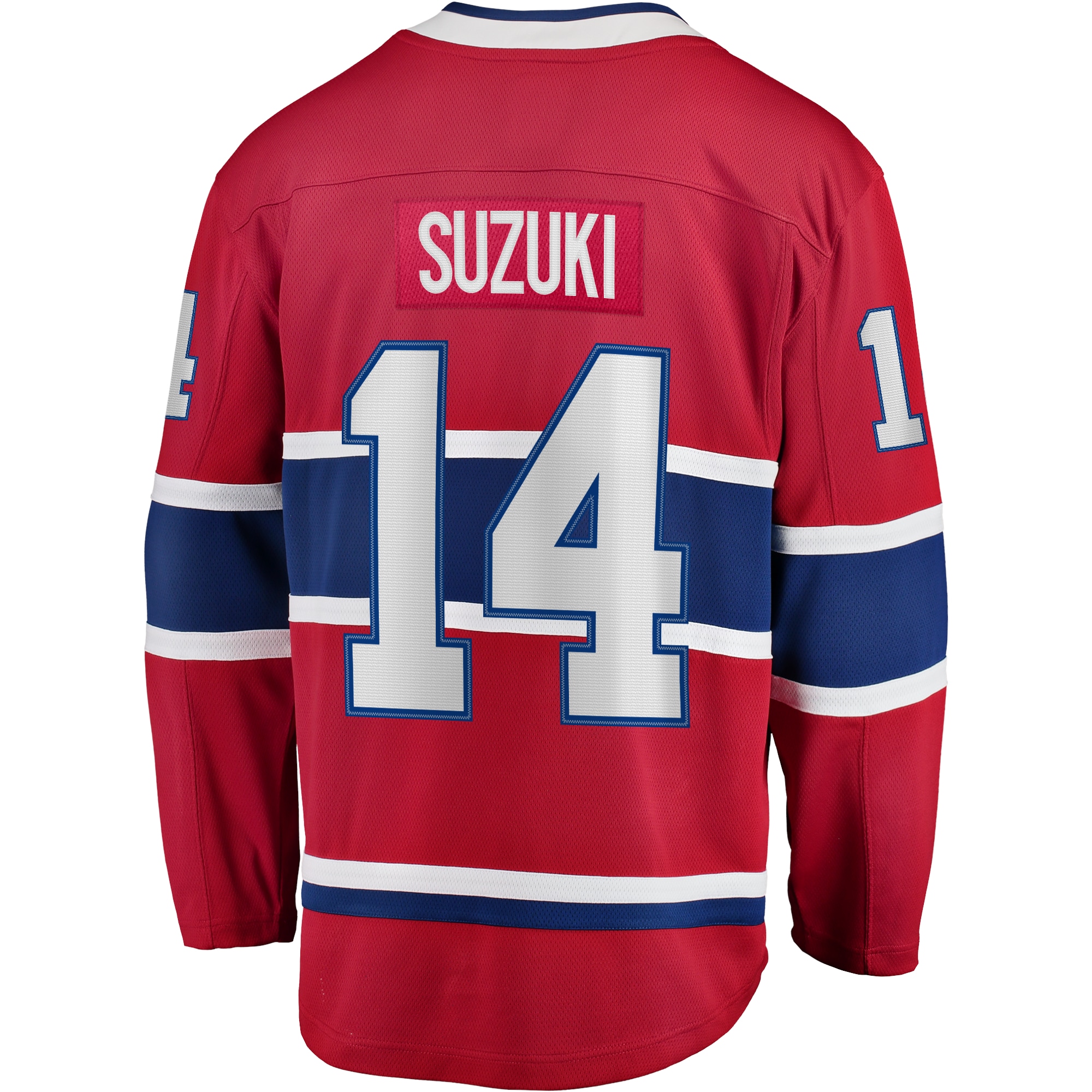 Nick Suzuki Montreal Canadiens Home Premier Breakaway Player Jersey - Red