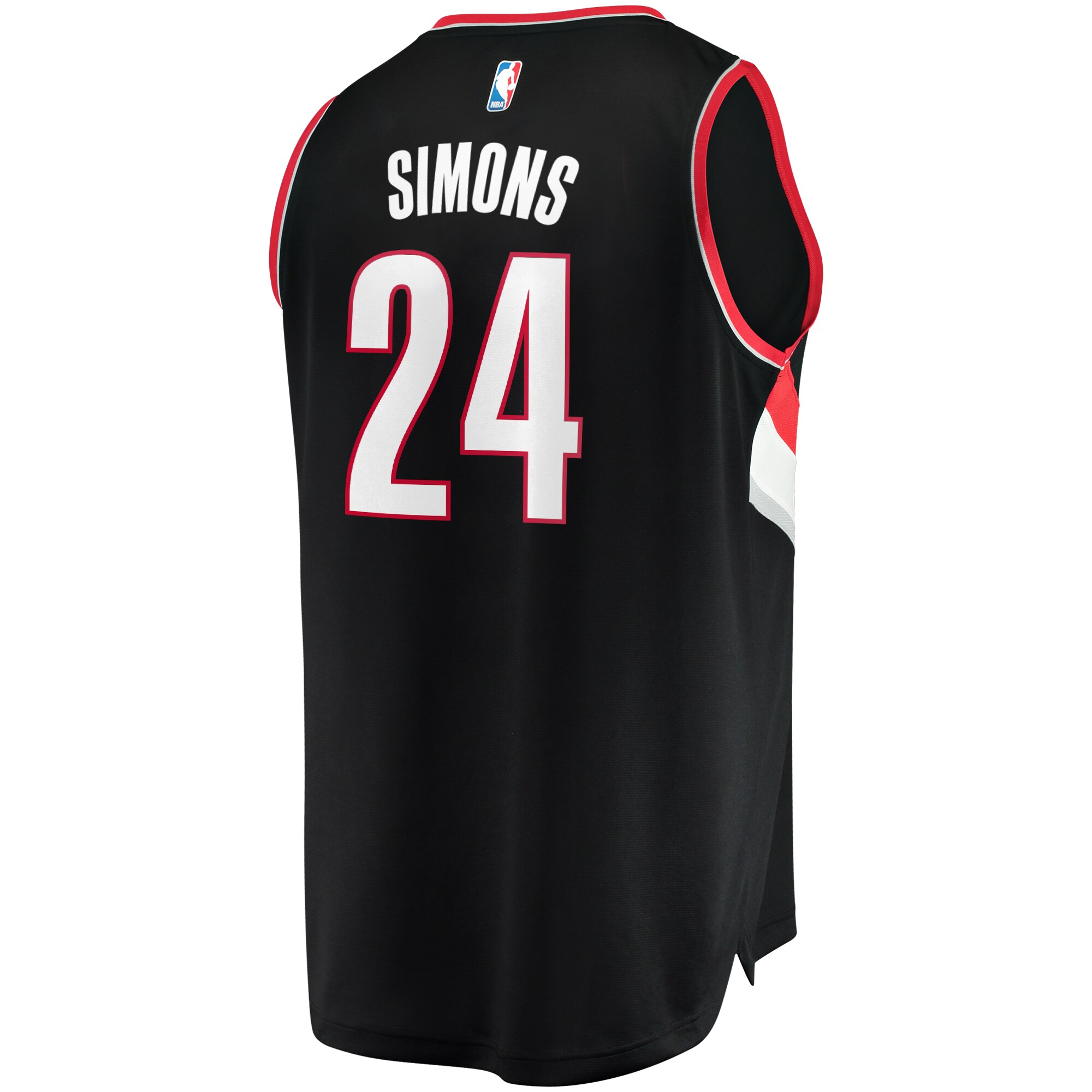 Anfernee Simons Portland Trail Blazers  Fast Break Replica Jersey - Icon Edition - Black