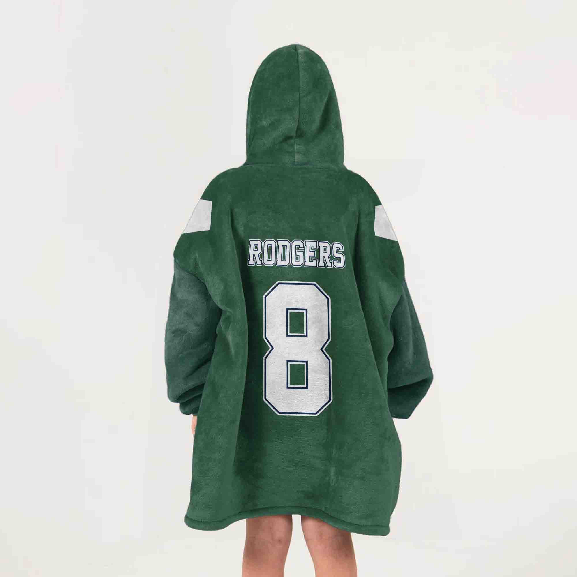Adult AR 8 New York Football Unisex Blanket Hoodie