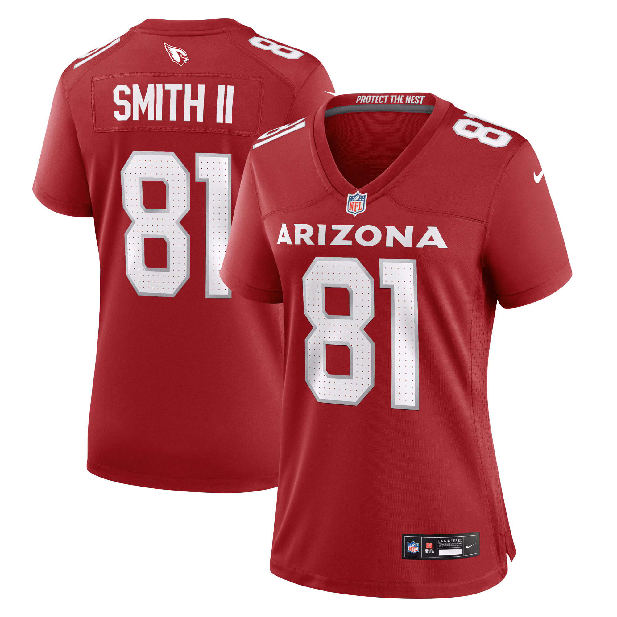 Jeff Smith II Arizona Cardinals Women's  Game Jersey -  Cardinal