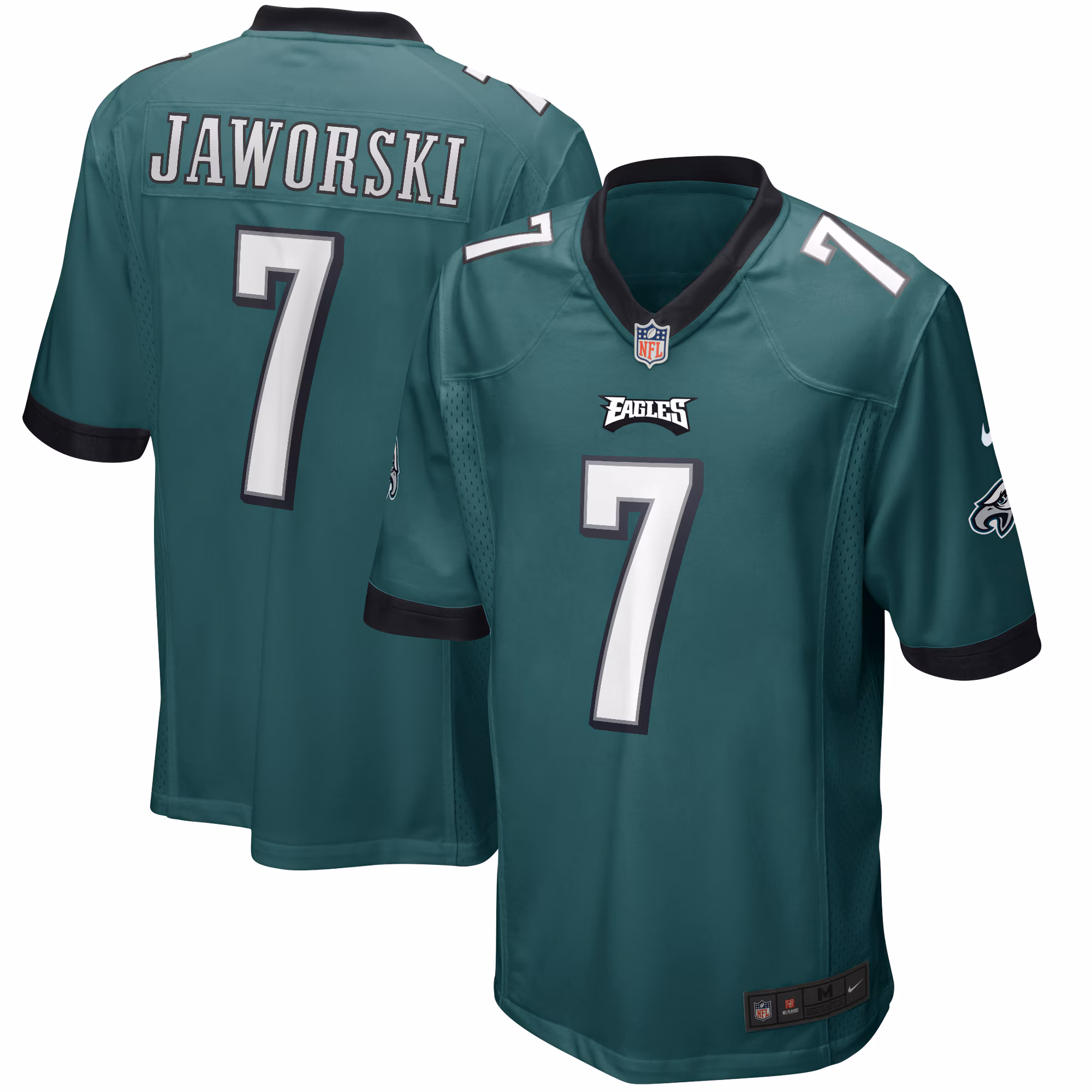 Ron Jaworski Philadelphia Eagles Game Retired Player Jersey - Midnight Green