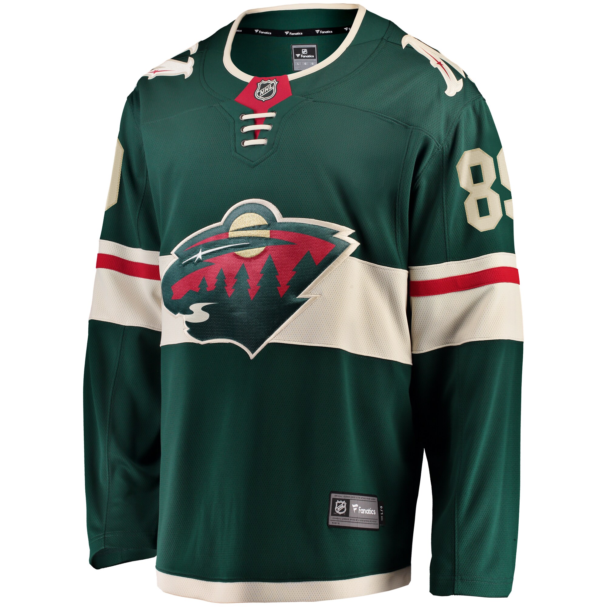 Frederick Gaudreau Minnesota Wild Home Breakaway Player Jersey - Green