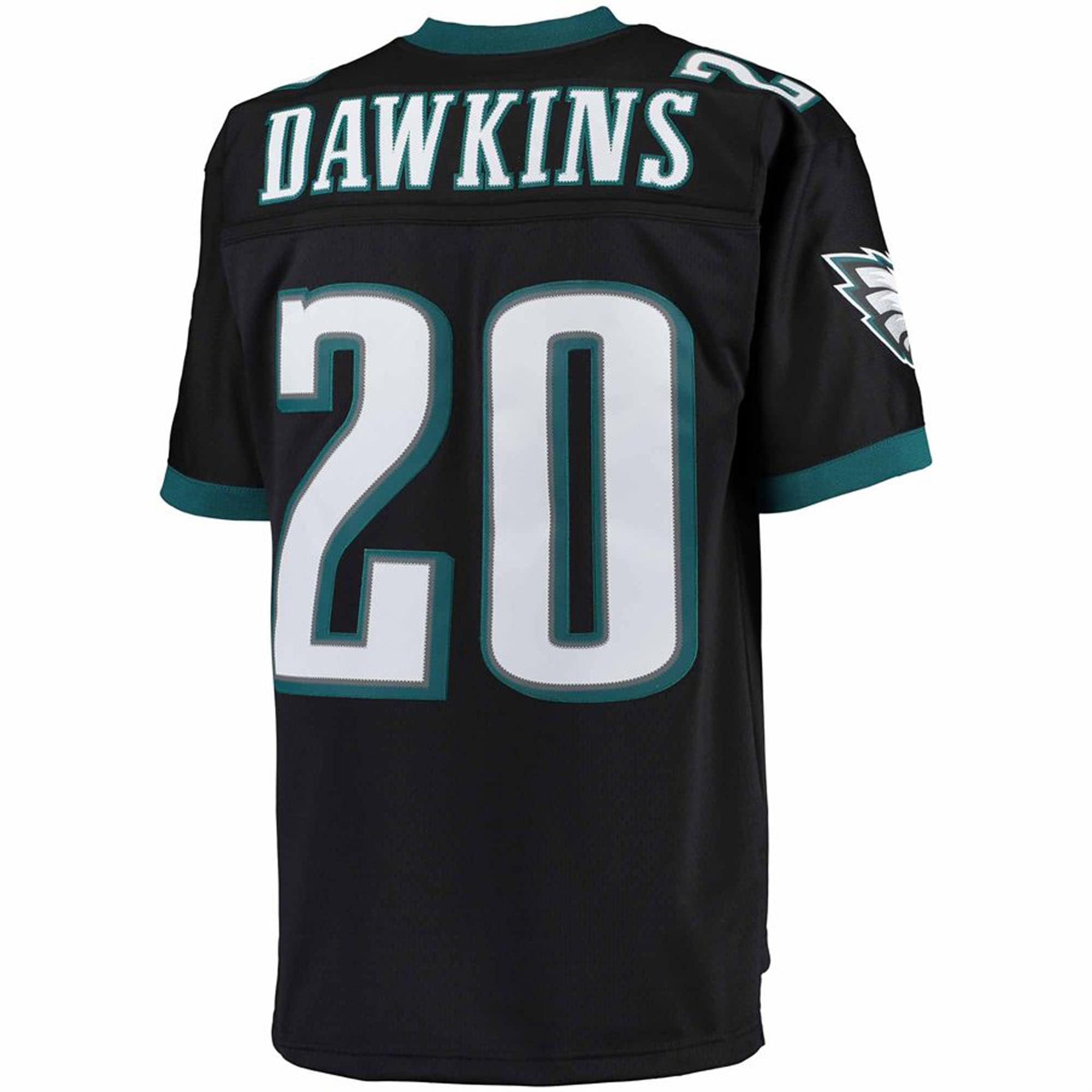 Brian Dawkins Philadelphia Eagles  Big & Tall 2004 Retired Player Replica Jersey - Black