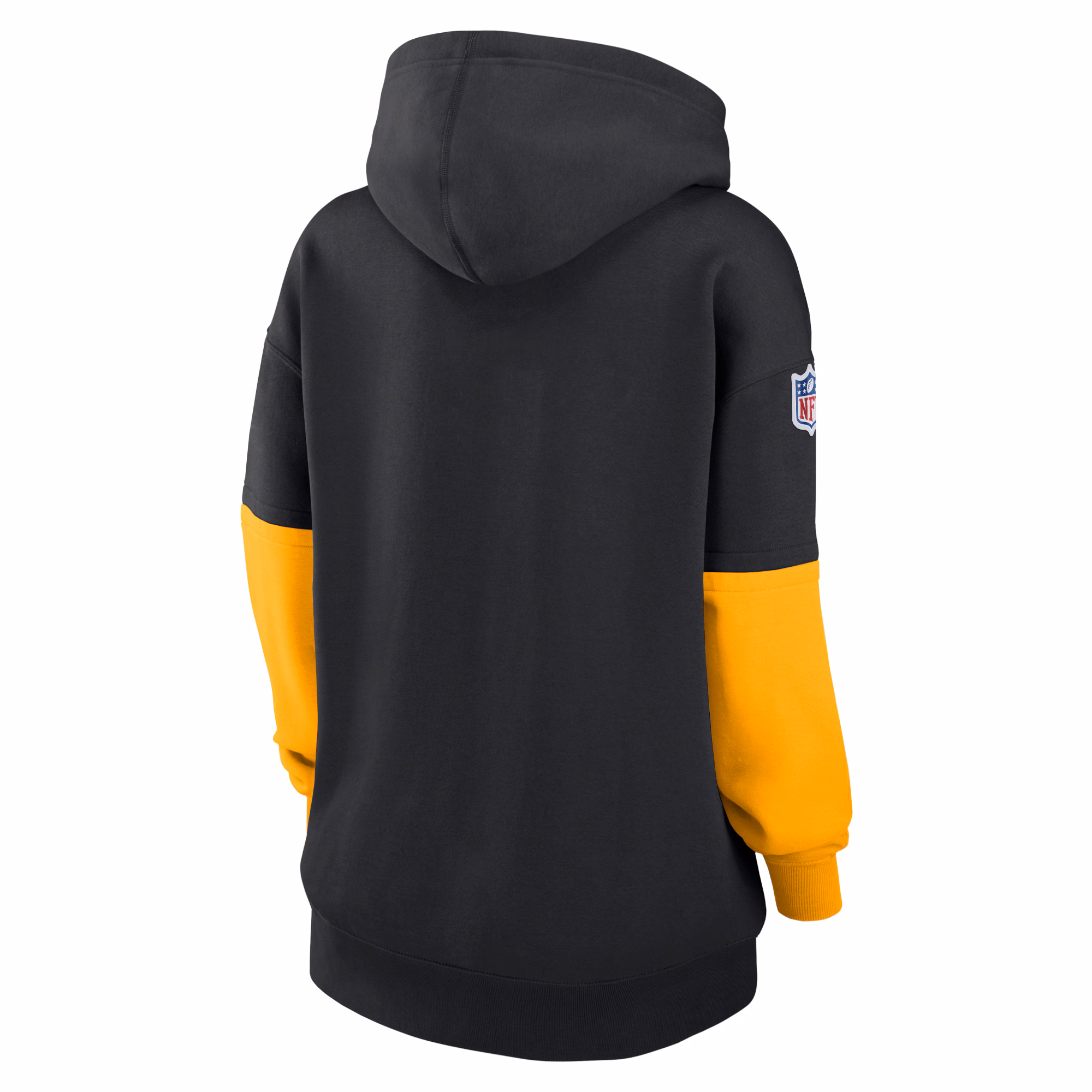 Pittsburgh Steelers Women's 2024 Sideline Essential Fleece Pullover Hoodie - Black