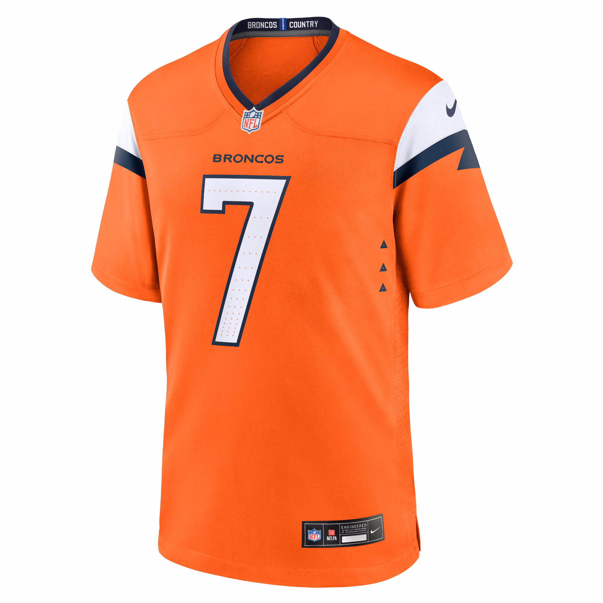 John Elway Denver Broncos Mile High Collection Retired Player Game Jersey - Orange