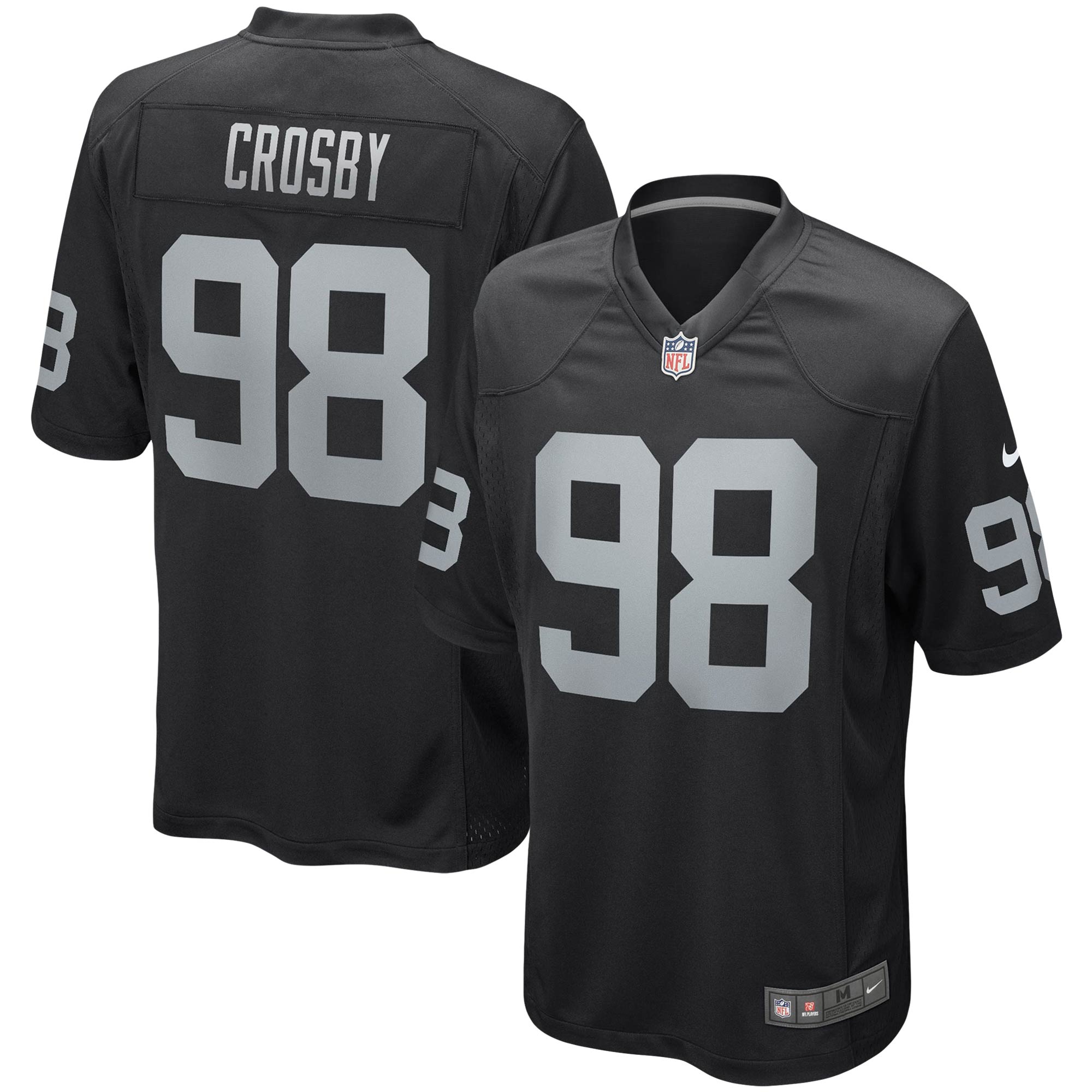 Maxx Crosby Las Vegas Raiders  Game Player Jersey - Black