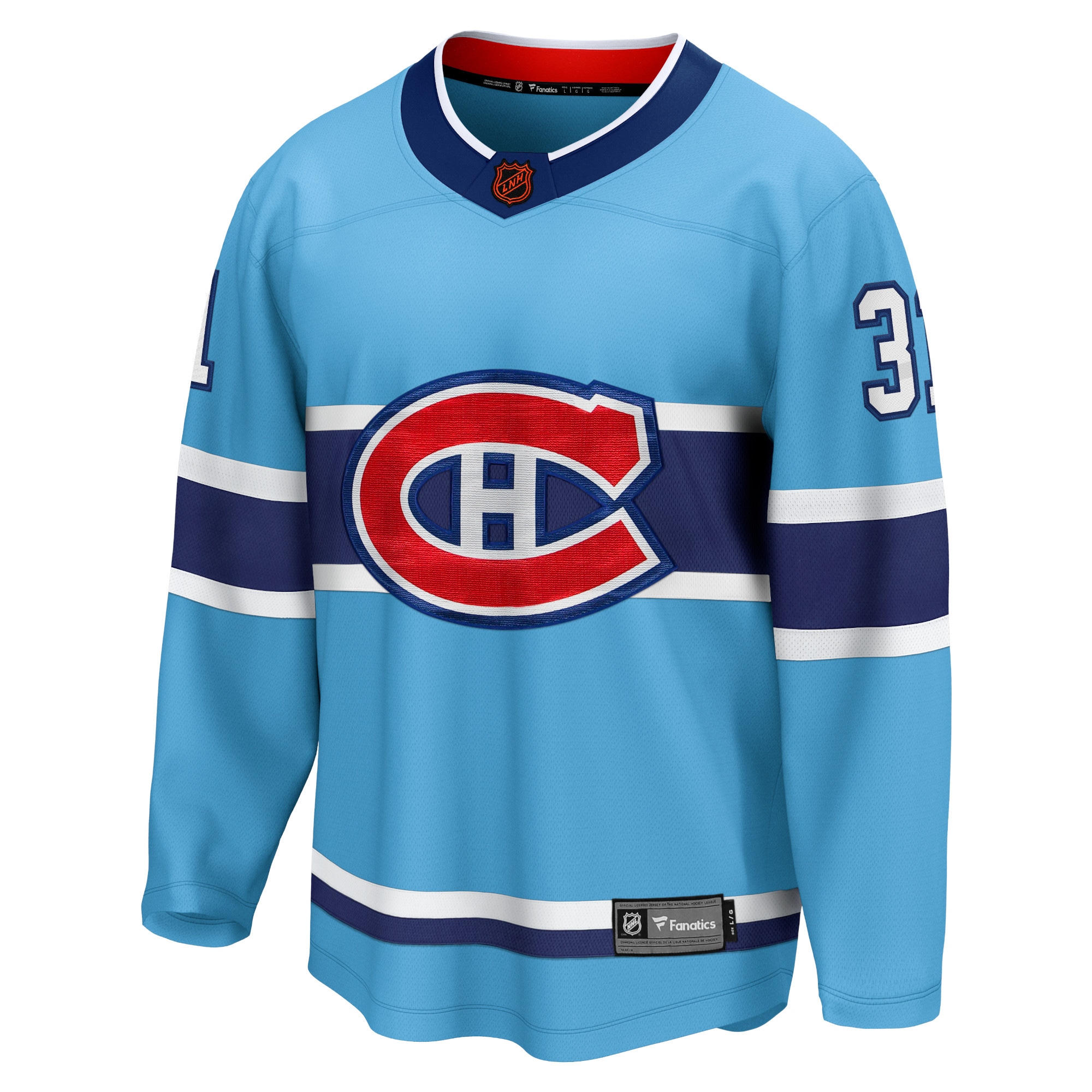 Carey Price Montreal Canadiens Special Edition 2.0 Breakaway Player Jersey - Light Blue