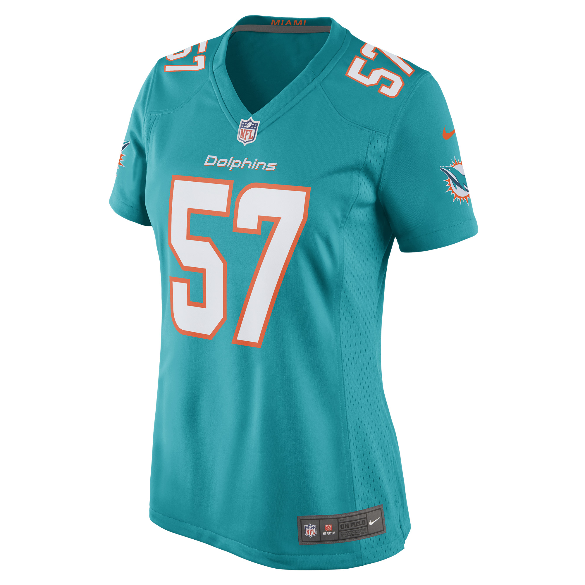 Brennan Scarlett Miami Dolphins Women's Game Jersey - Aqua