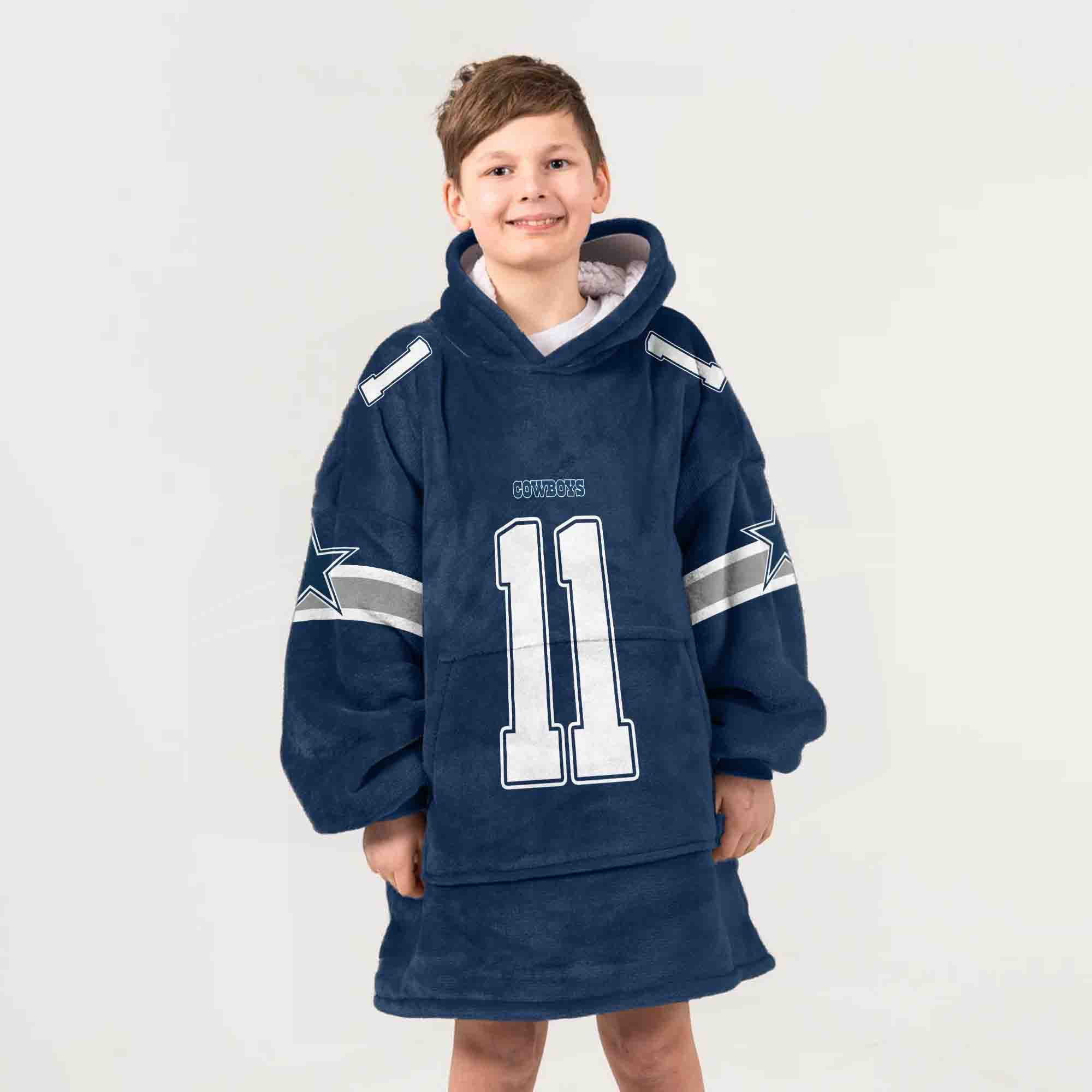 Adult M.P 11 Dallas Football Unisex Blanket Hoodie