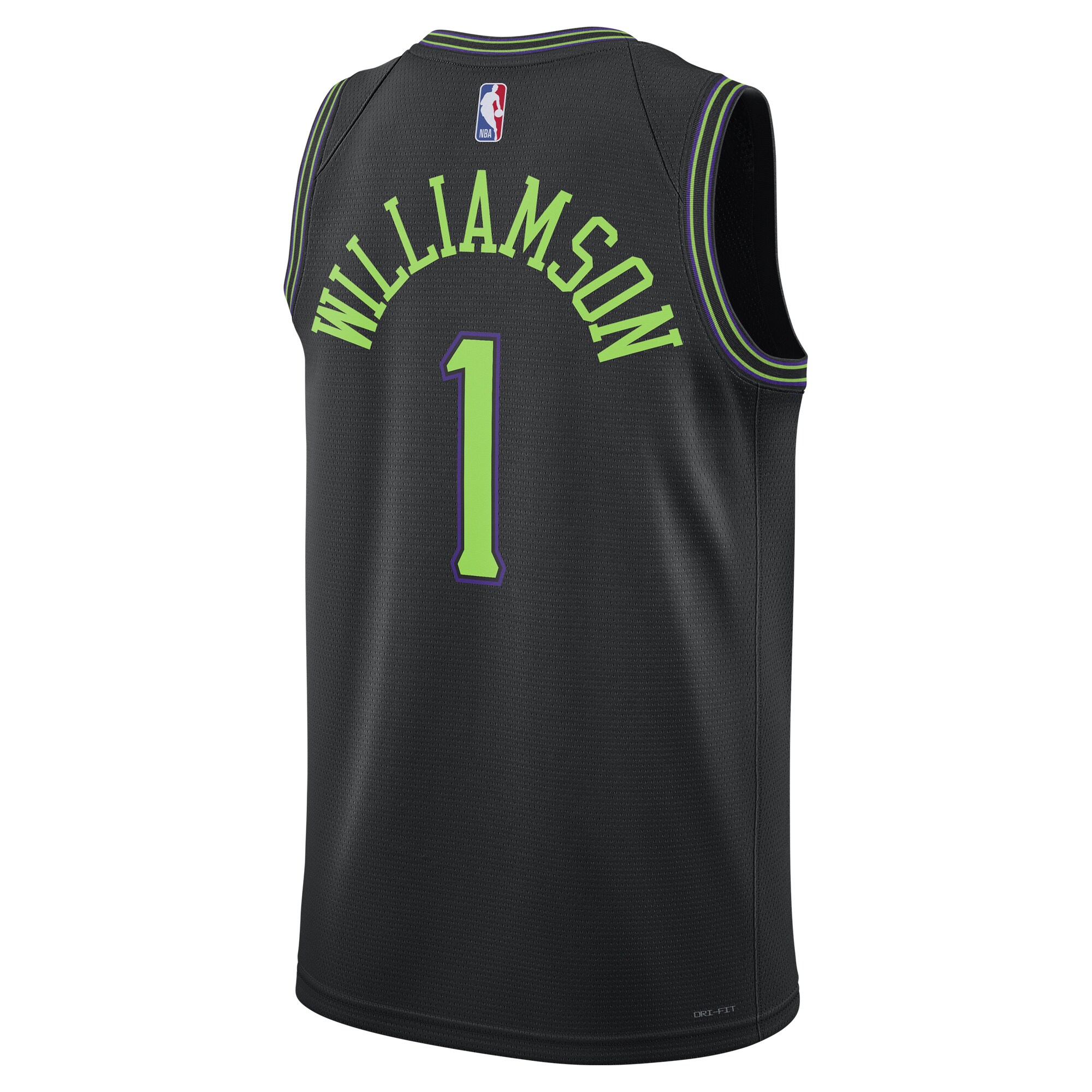 Unisex New Orleans Pelicans Zion Williamson  Black 2023/24 Swingman Jersey - City Edition