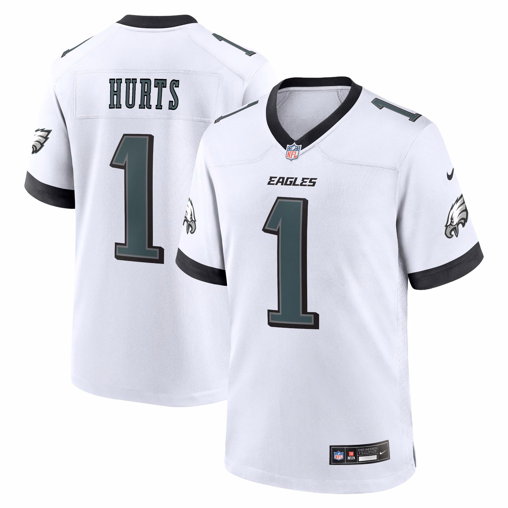 Jalen Hurts Philadelphia Eagles Team Game Jersey - Midnight Green